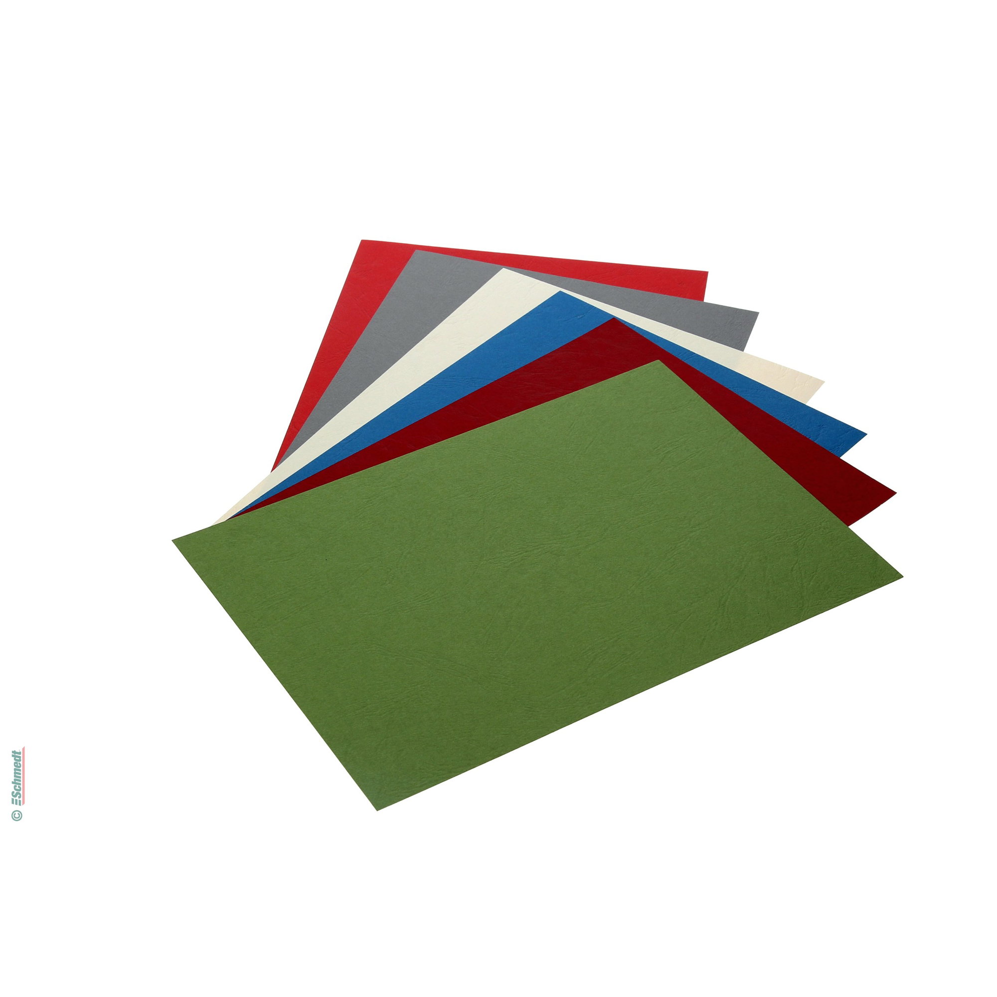Plats de couvertures cartonnés - de carton grain cuir - pour DIN A4 - pour protéger le verso et stabiliser les documents reliés...