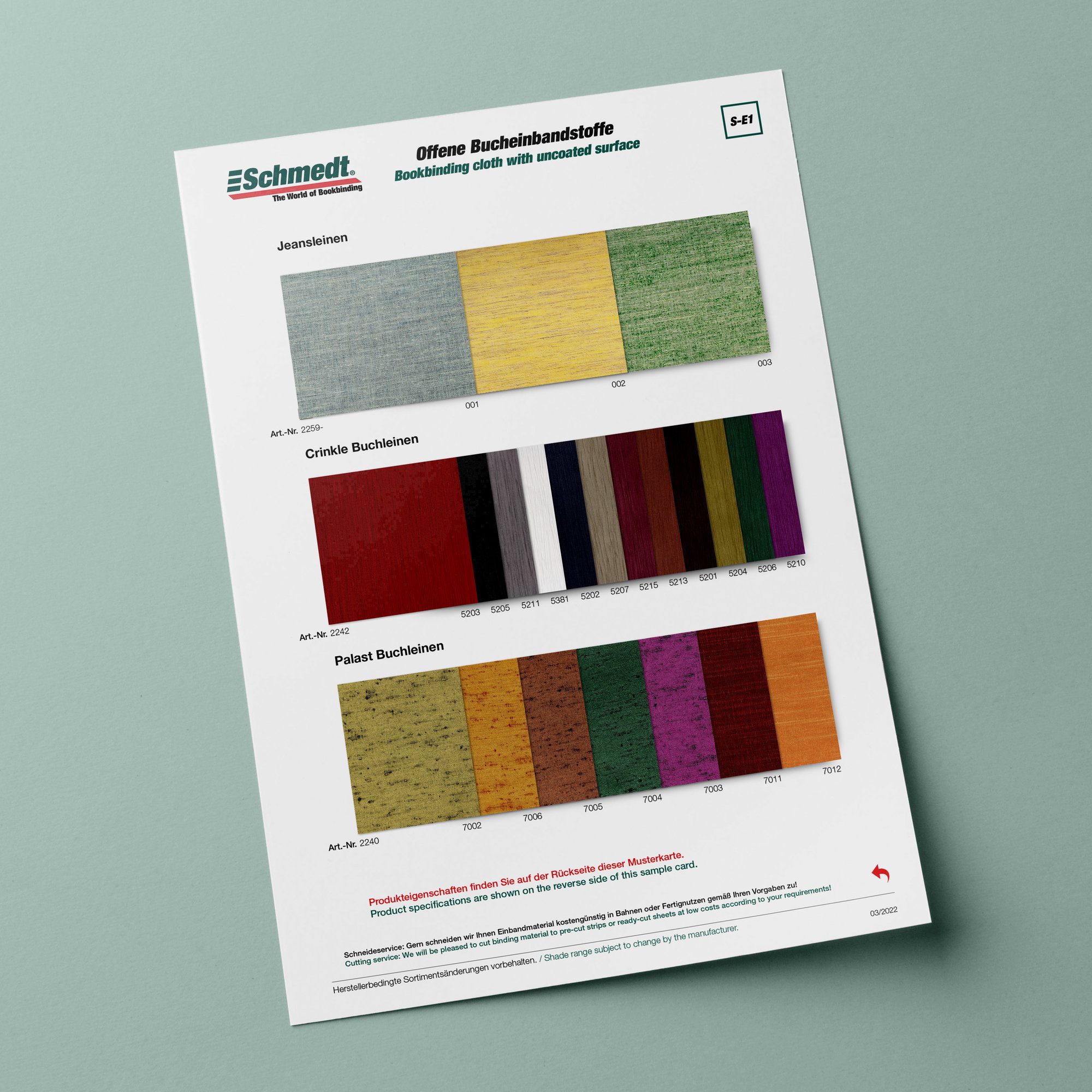 Jeansleinen | Buchleinen - in moderner Used-Denim-Optik - Anwendungen: für Bucheinbände, Notizbücher, Ordner, Mappen, Schuber, Kästen, Schac... - Bild-2