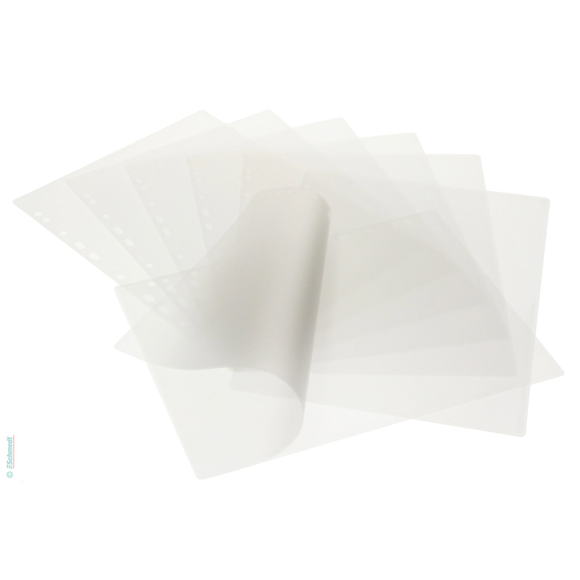 Laminating pouches - with filing strip with universal EURO punches - » Outer dimensions: 303 x 228 mm (for DIN A4)
» for heat-seal pouch la...