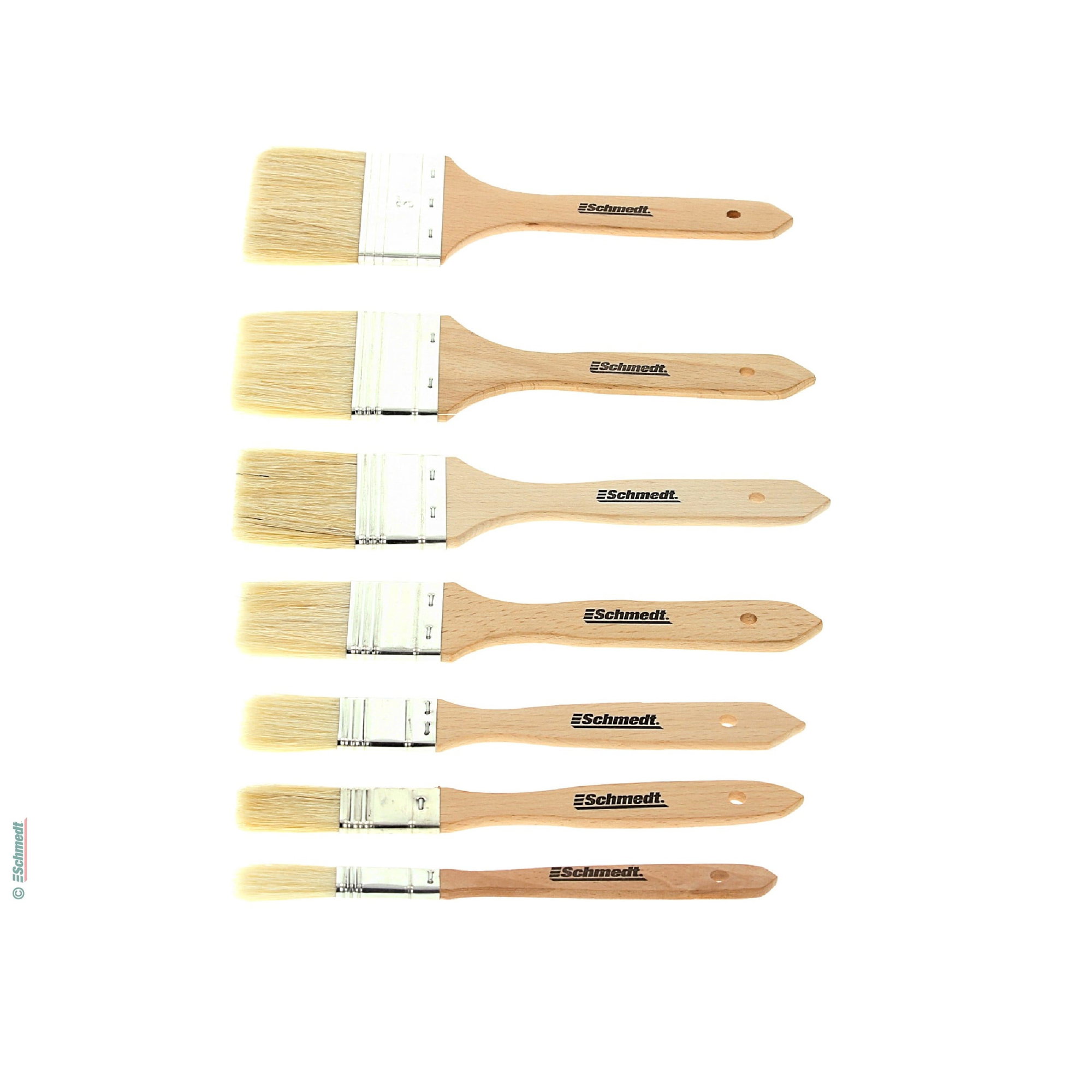 Queue de morue, simple - manche fort et plat à env. 5 mm - appliquer des peintures ou pigments, versions larges pour baser et vernir... - image-2