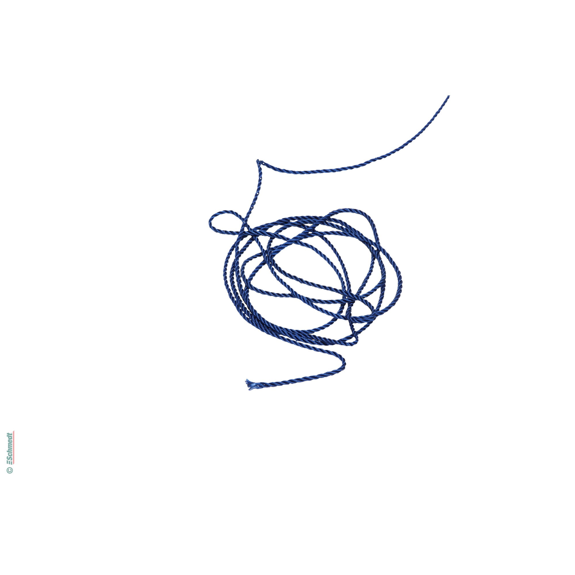 Satin cord | premium quality | thick - Colour 002 - blue - Cord for certificates, medals, pennants and packagings...