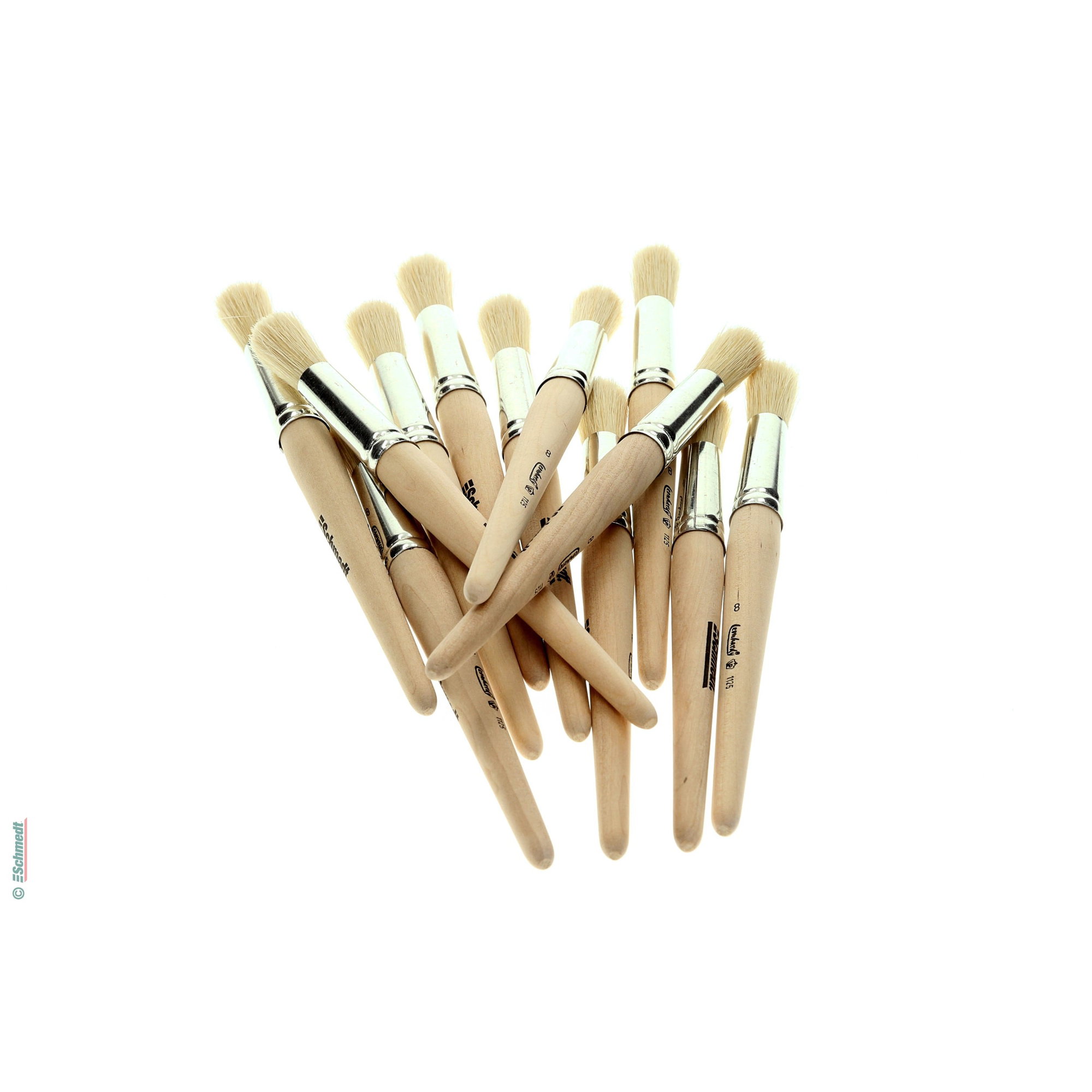 Brush for dyeing book edges - Size 8 - Width (in mm) 11 - for even application of book-edge dye... - image-1