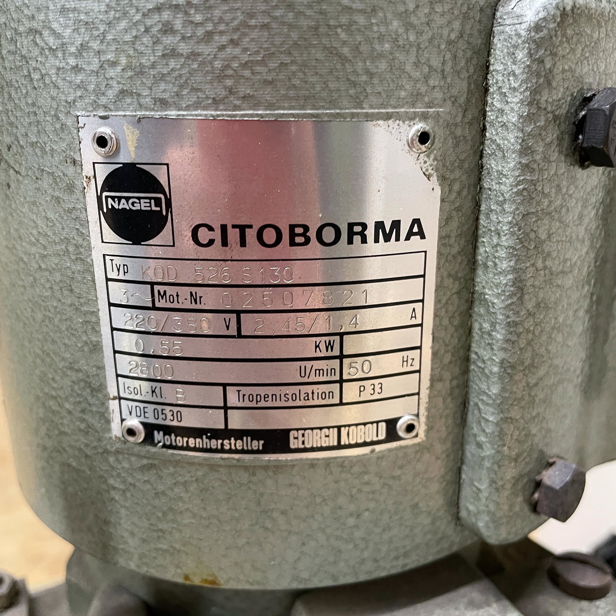 Citoborma - Zweispindel-Papierbohrmaschine - Gebrauchtmaschine - Typ: 526 S130
S/N MOT2507821

Dieses Gerät entspricht nicht mehr den akt... - Bild-2