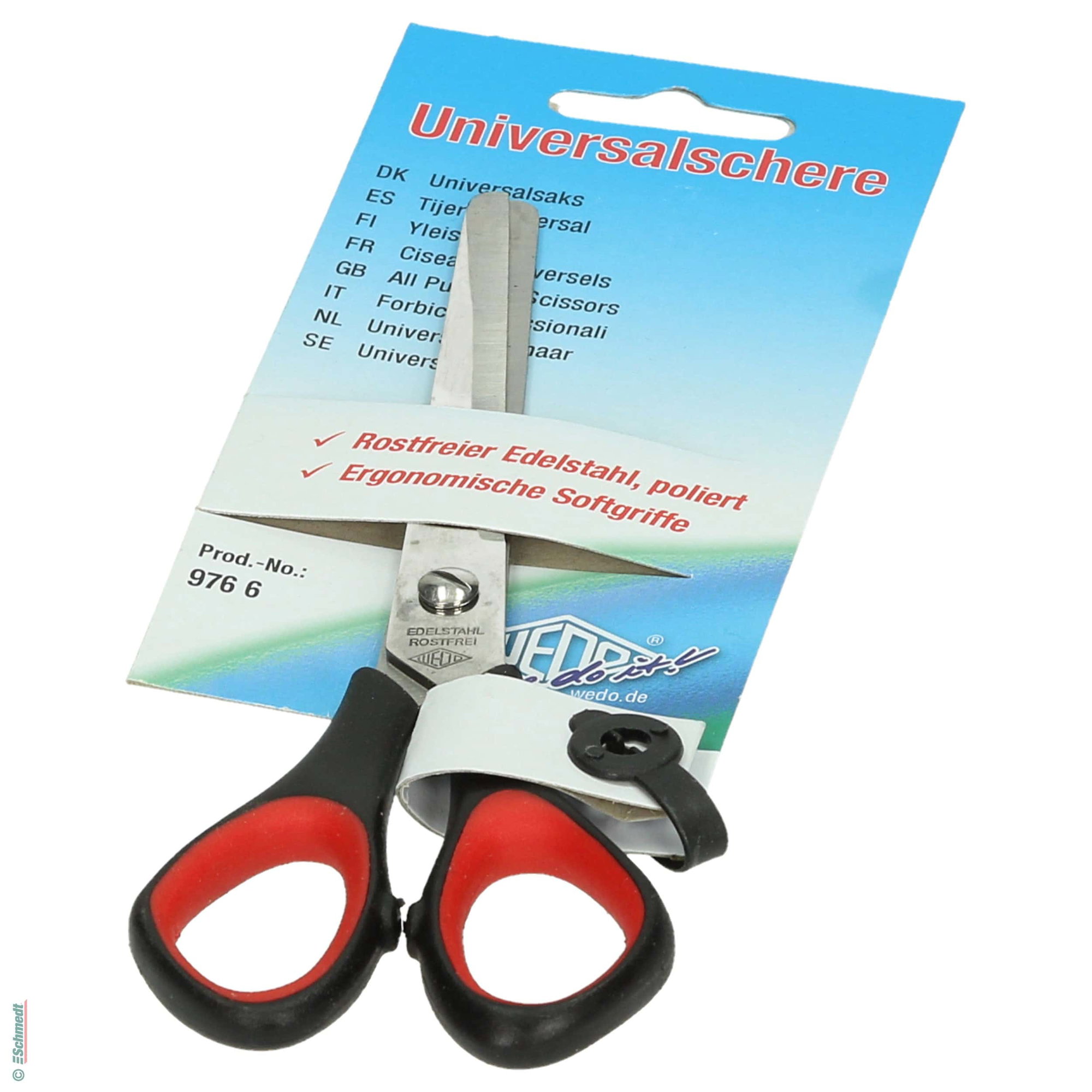 Tijeras universales - Largo total (en mm) 155 - Afilado para diestros... - imagen-1