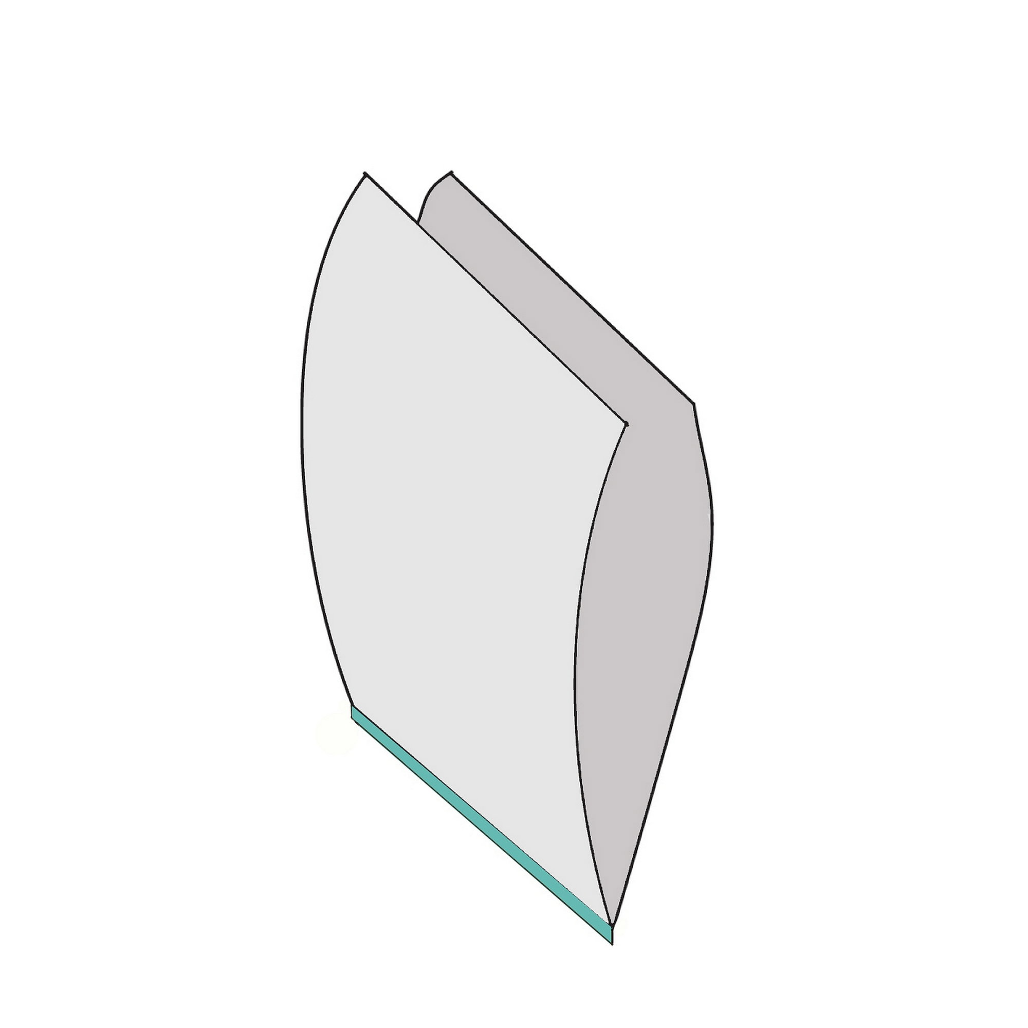 PräziCover Tab - feuilles de garde avec onglet - Feuilles de garde pliées avec onglet de 3 mm - pour fabriquer des corps d'ouvrage avec feui... - image-3