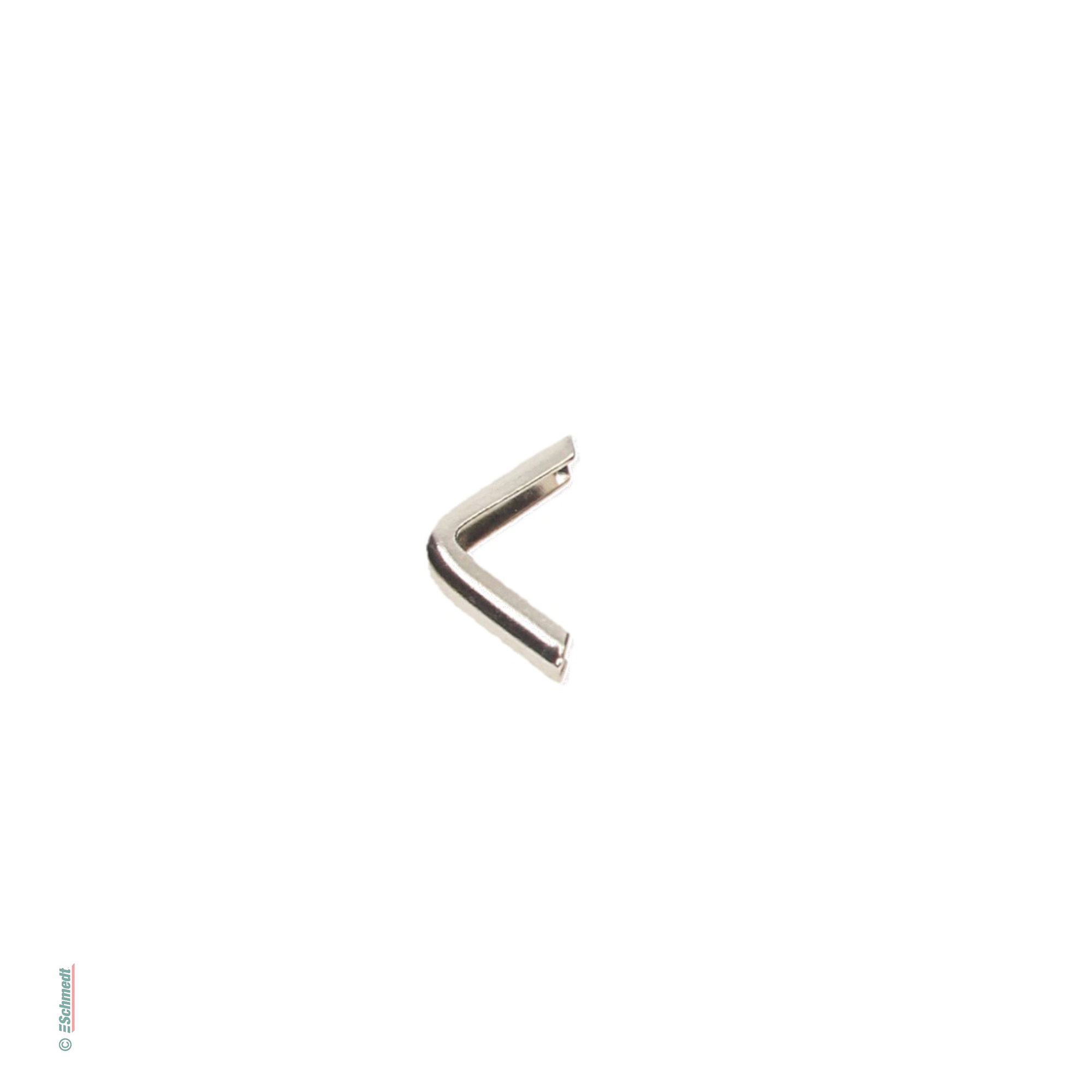 Metal Book Corner | Elegant - Colour silver - Dimensions 10 x 10 mm - to attach to the corners of books, pocket diaries, menus, folders etc....