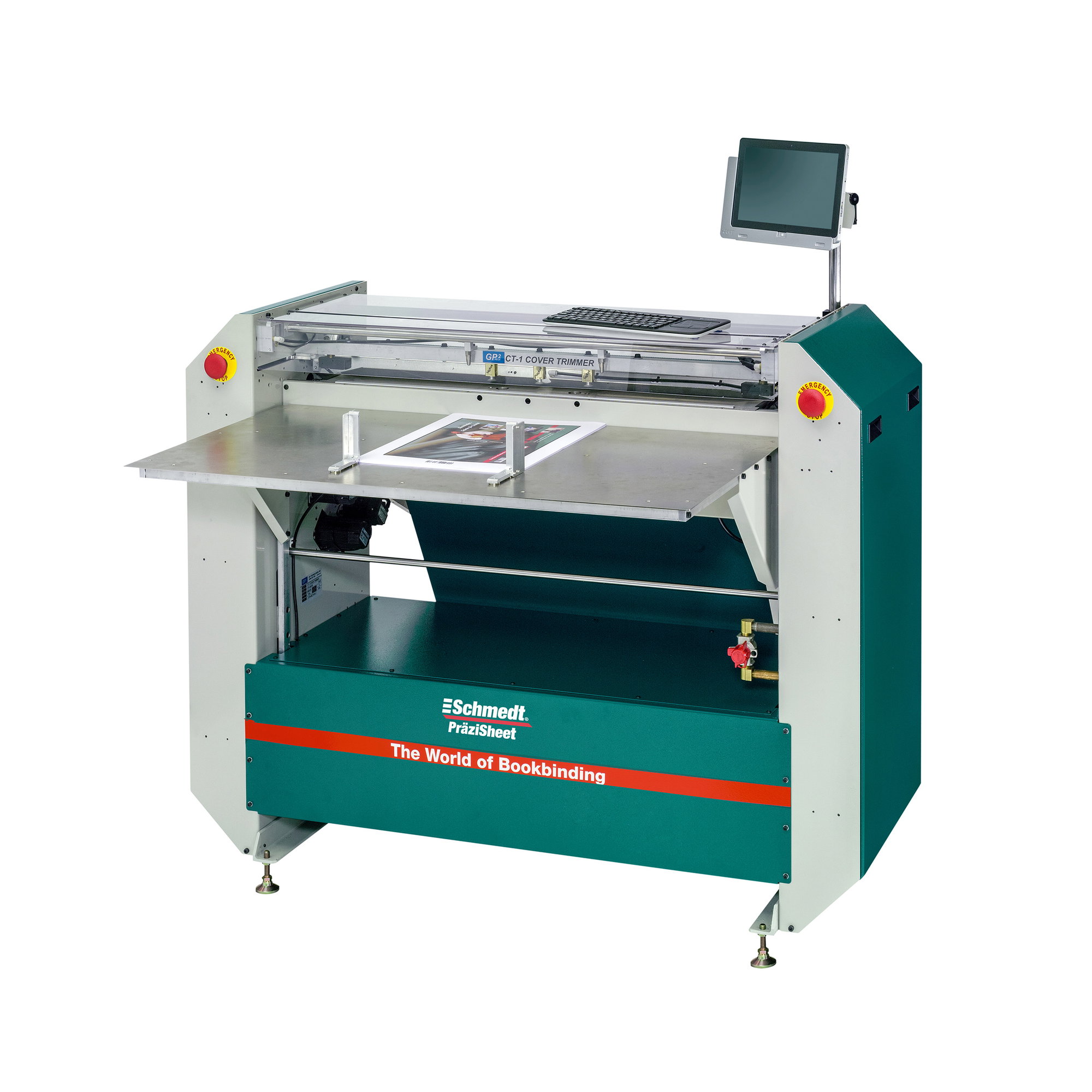 PräziSheet | Cortadora automática de material de tapa - Máquina para cortar a medida el material de cubierta impreso - Máquina para cortar p... - imagen-1