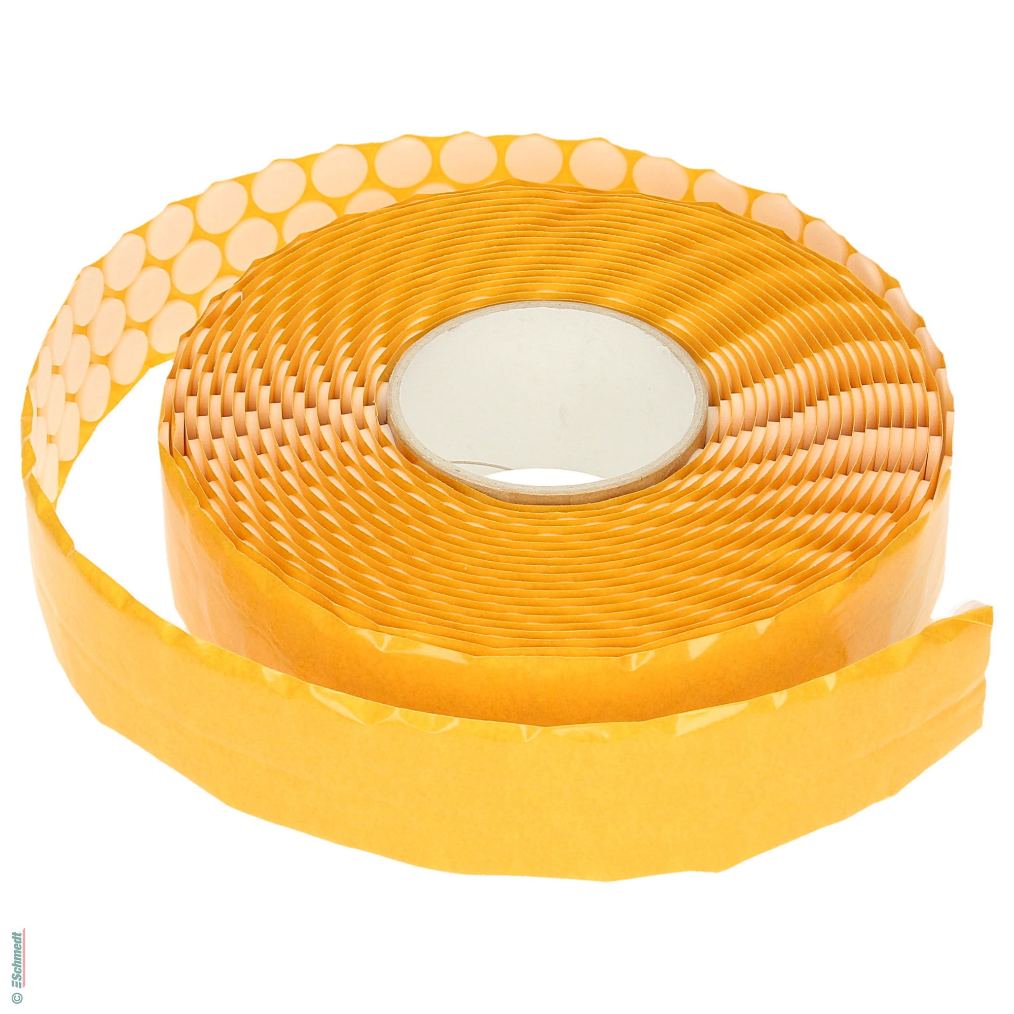 CD fasteners, self-adhesive, white - made of foam, limited resistance to pressure only - to mount CDs and DVDs into brochures, folders, file... - image-1