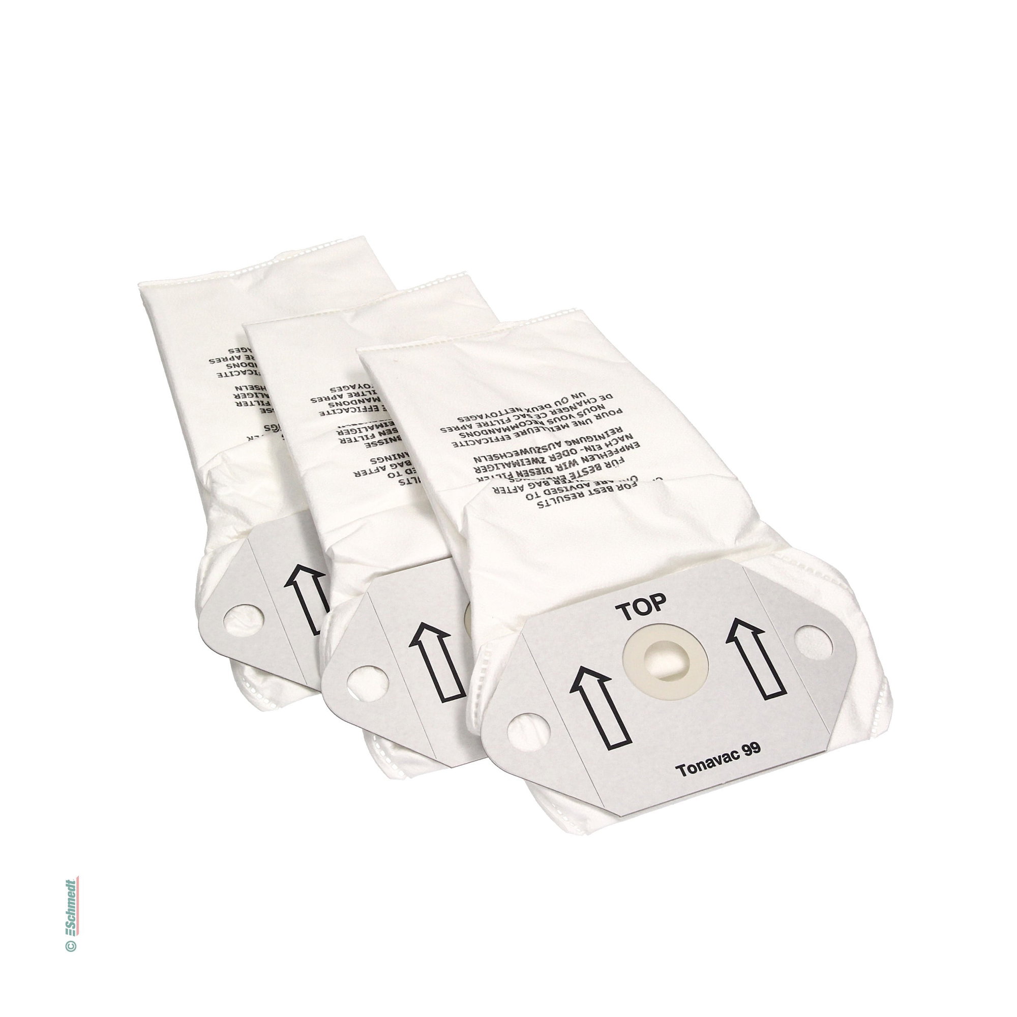 Sacs filtrants HEPA pour aspirateur de musée - Paquet de 10 pcs - ...