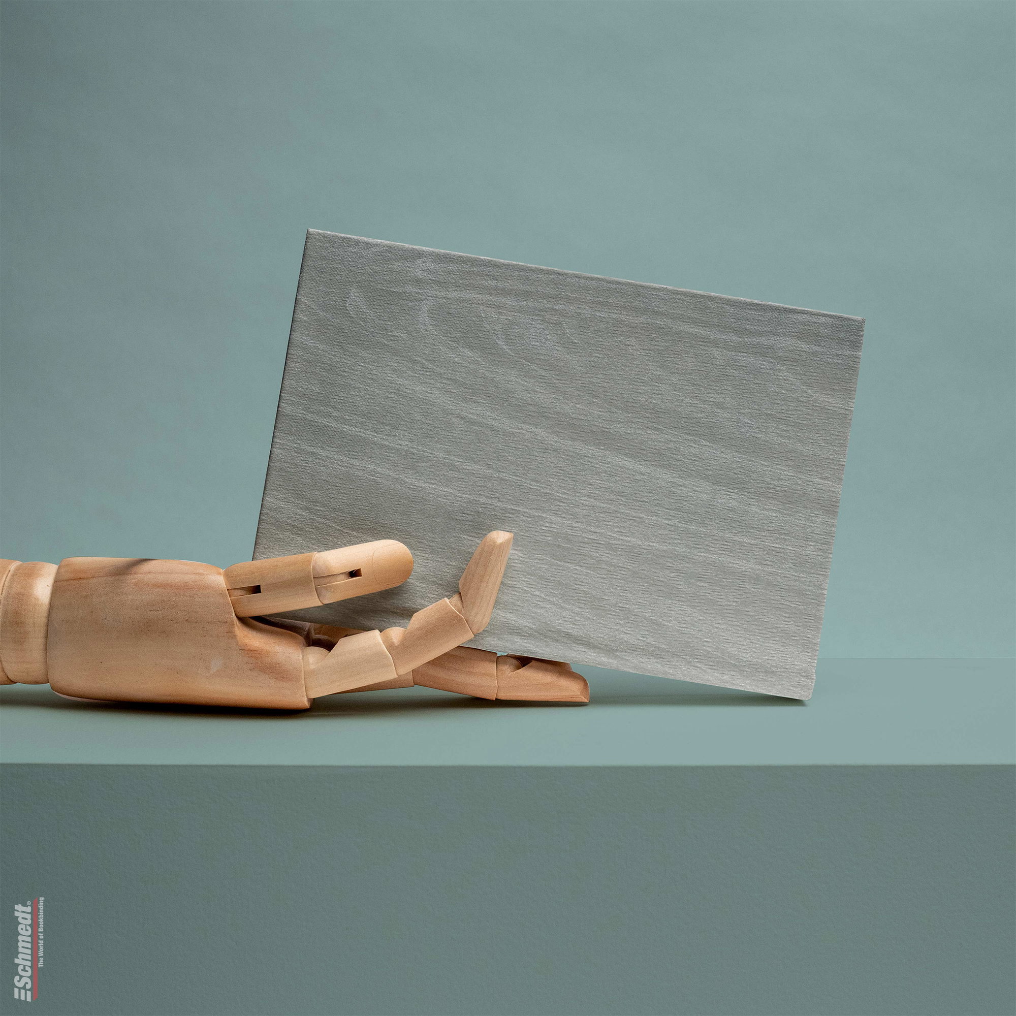 Busto - Natural paper with wood grain - Colour 005 - grey - paper used as cover paper for books, flyer, brochures, boxes, cases, packagings,... - image-2
