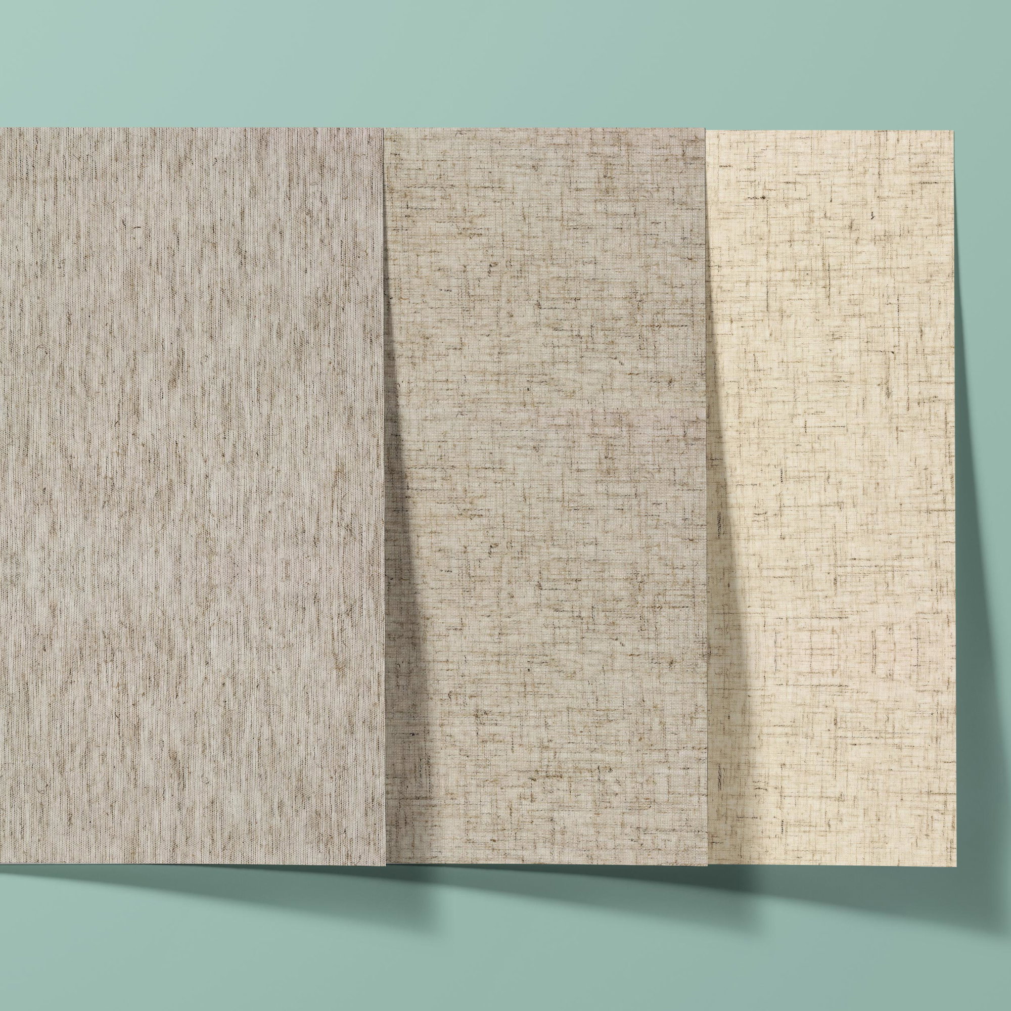 Toile écrue - avec une surface non revêtue de coton - Applications: pour livres, agendas, classeurs, chemises, boîtes, étuis, coffrets cadea... - image-1