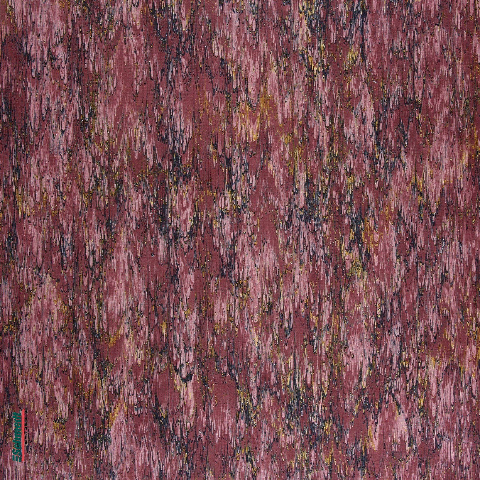 Genuine marbled paper Type "Comb" - Colour 508 - violet - for book covers, boxes or crafts...