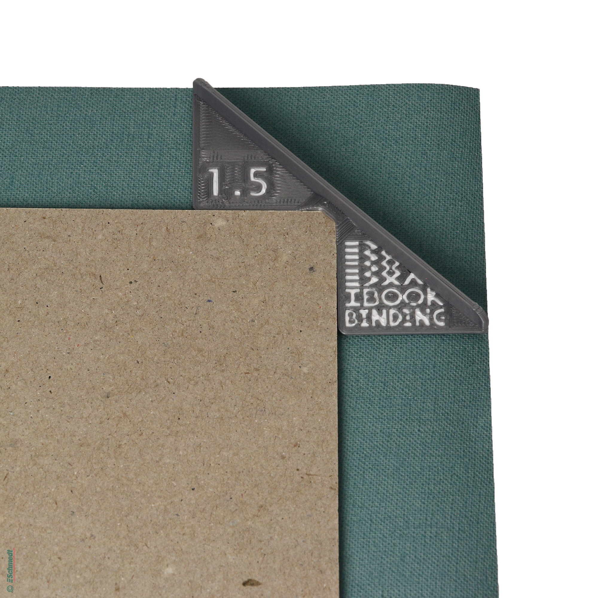 Corner cutting tool - Practical tool that enables the corner of the turned-in cover material on the book cover to be cut off at the correct ... - image-3