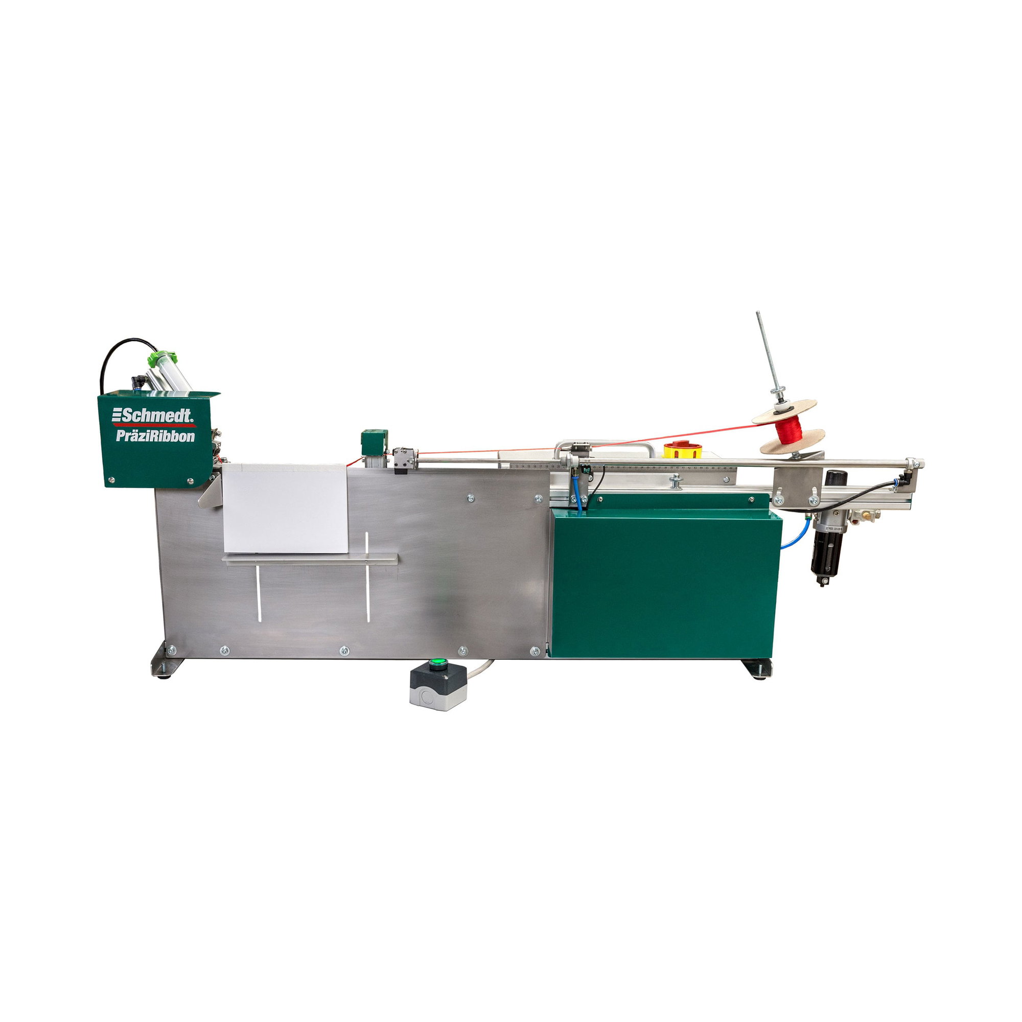 PräziRibbon | Máquina para colocar la cinta de registro - Para aplicar de forma sencilla la cinta (marcapáginas) - » en el cuerpo del libro... - imagen-1