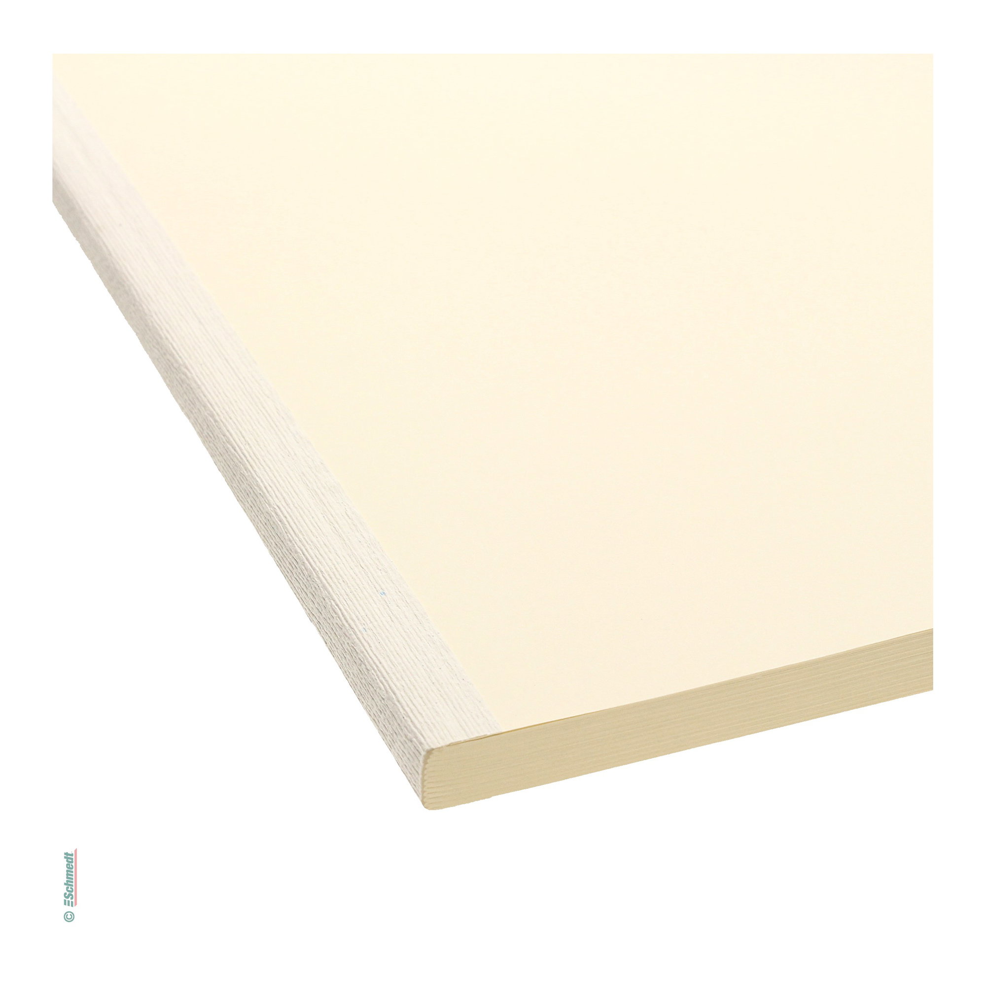 Book block blanks - Colour ivory - Dimensions 210 x 297 mm - Blank (empty) book block to make notebooks, diaries, visitor's books, books of ... - image-2