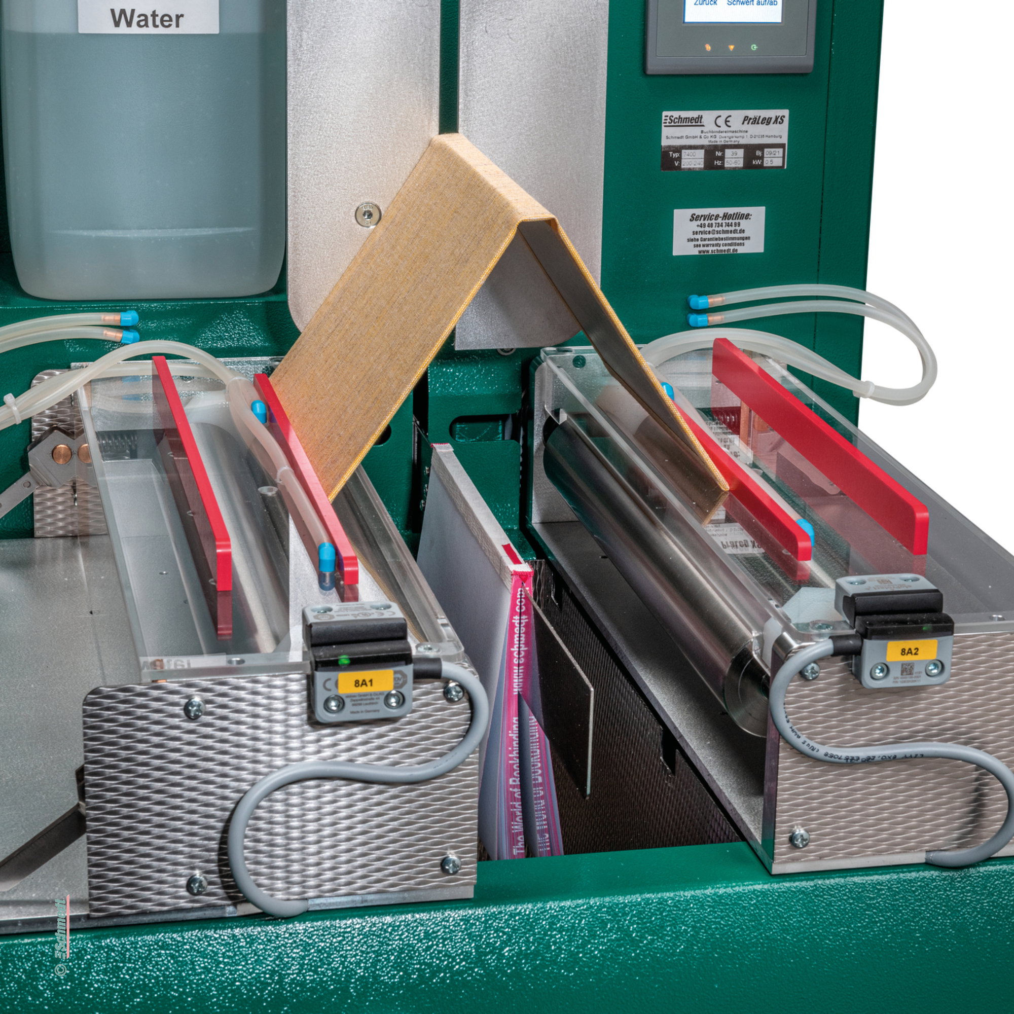 PräLeg XS | Book casing-in machine - Tabletop machine to combine book blocks with book covers - Applications: book blocks with flat and roun... - image-2