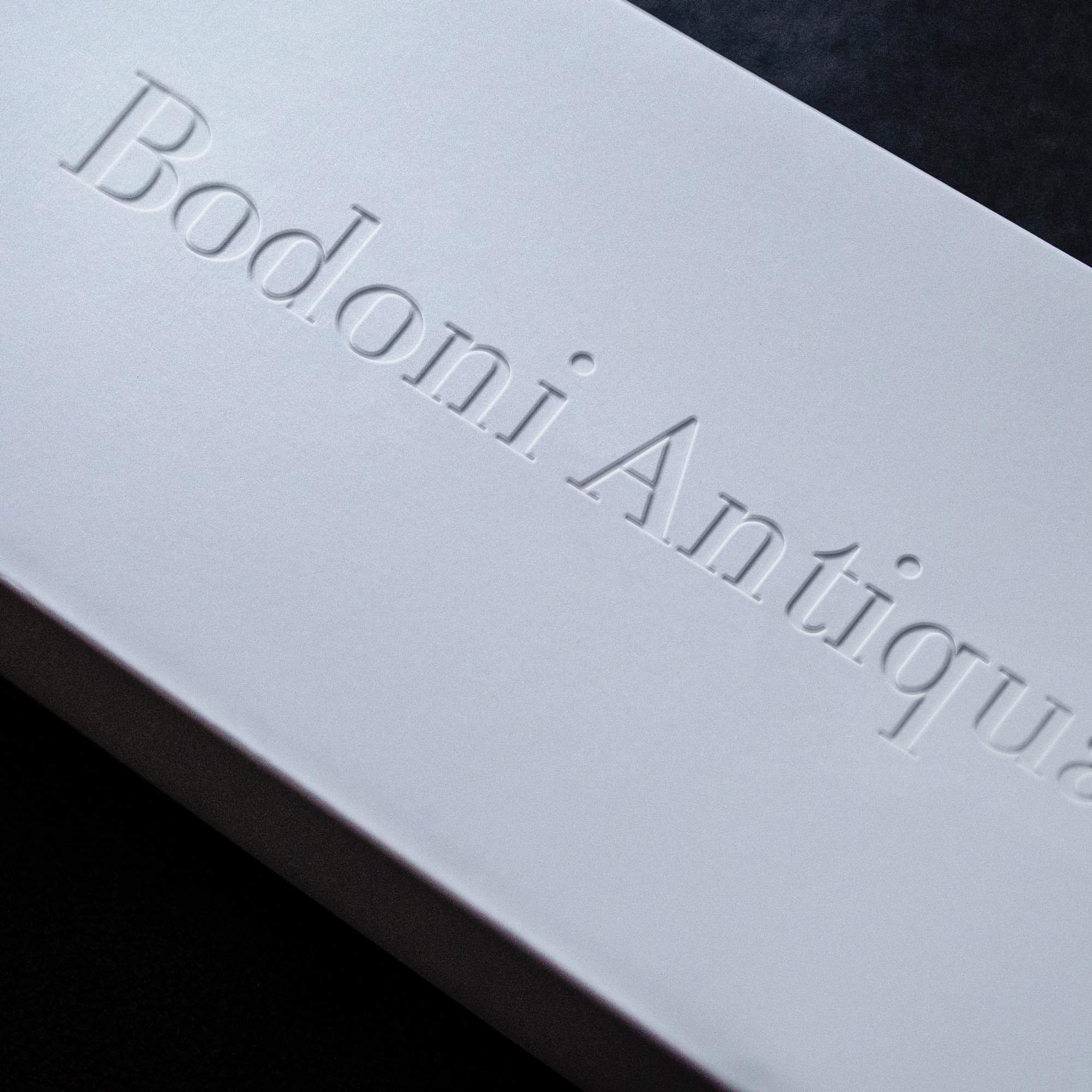Tipos Haas para dorar "Bodoni Antiqua" - Caracteres para dorar de zinc-aluminio - para colocar en un componedor (manual o para la prensa de ... - imagen-1