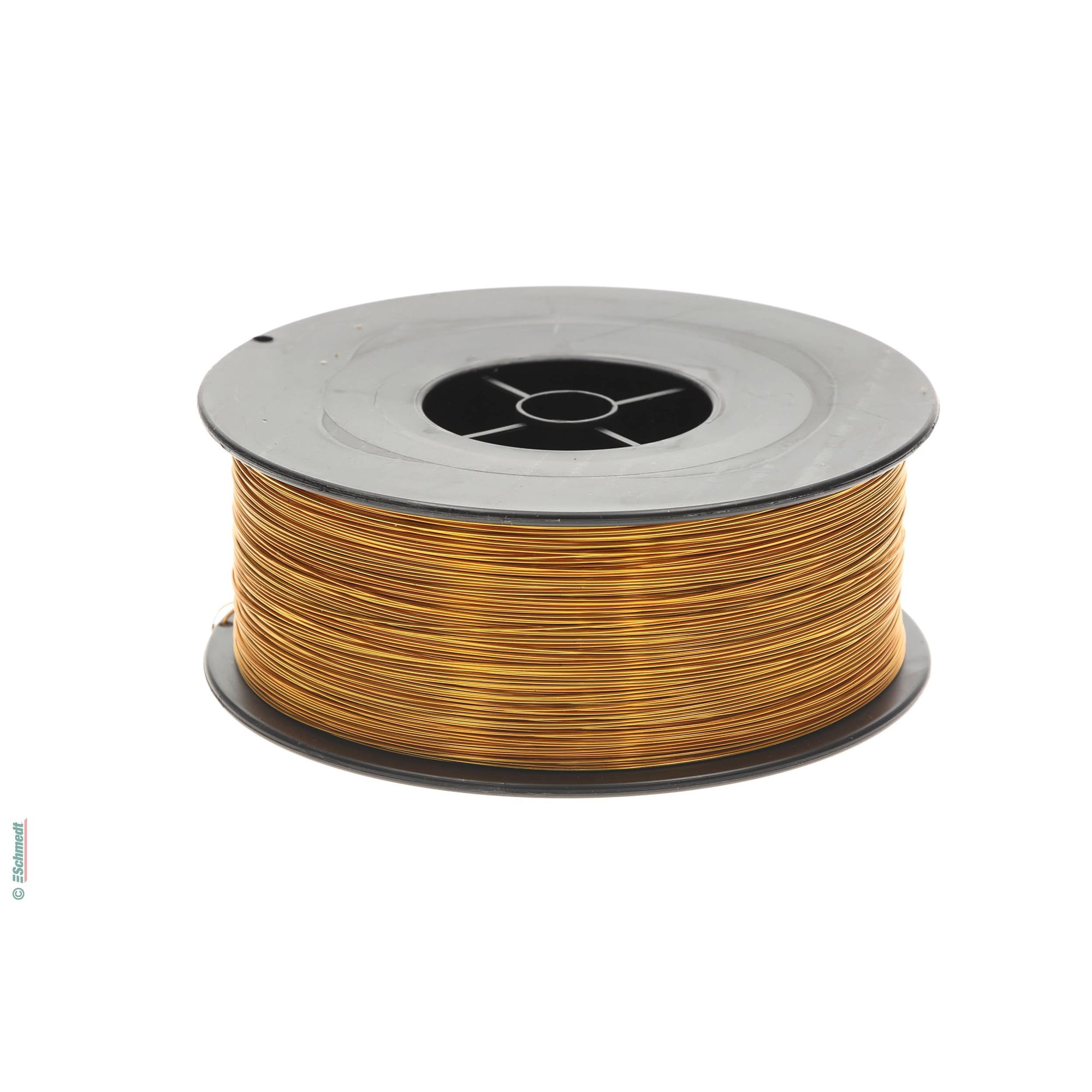 Alambre de encuadernar, redondo | hierro revestido de nylon - Color oro - Aplicación: para la producción de productos de grapado con grapado...