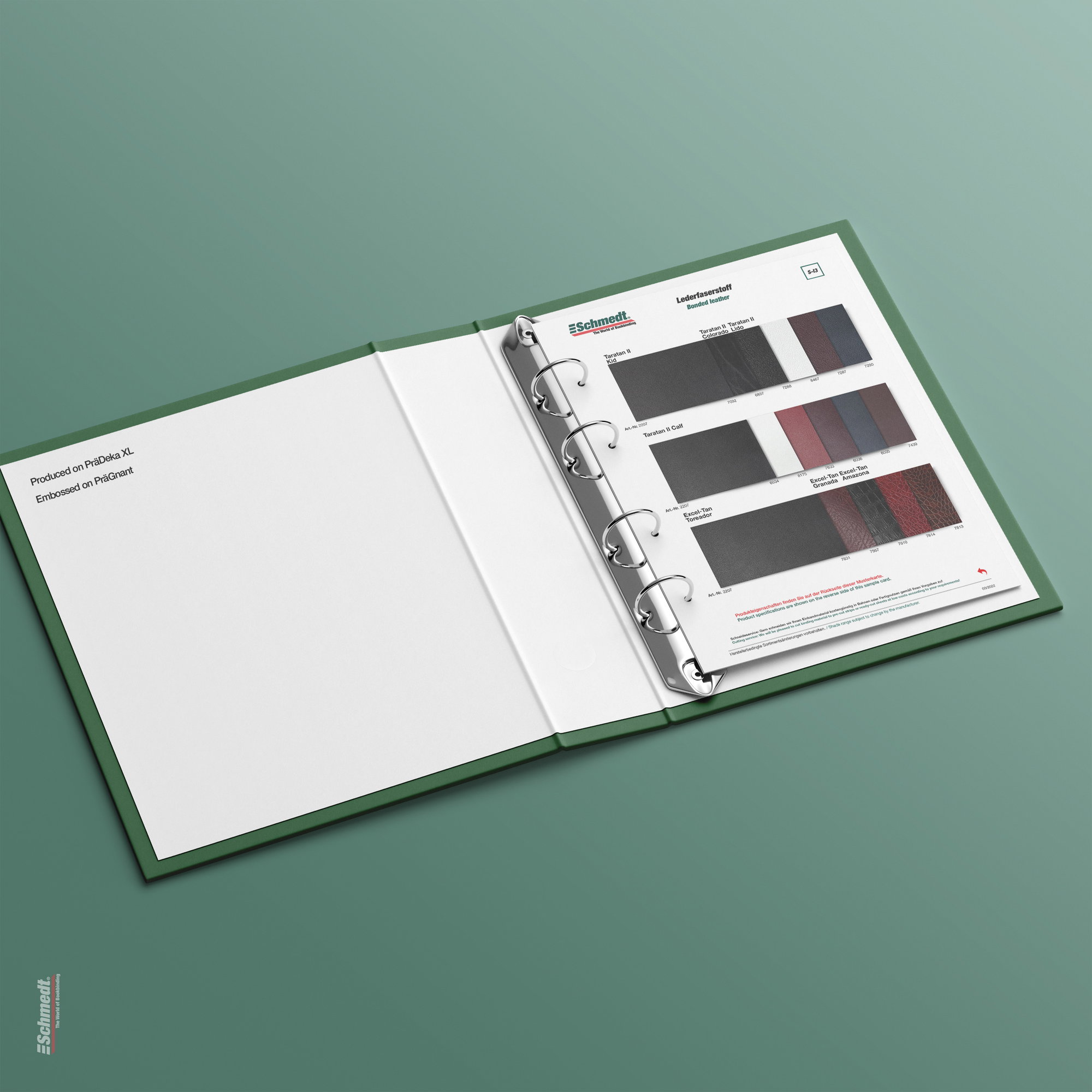 Tarjetas de muestras Taratan II y Excel-Tan - Tipo S-I3 Cuero regenerado 2/3... - imagen-2