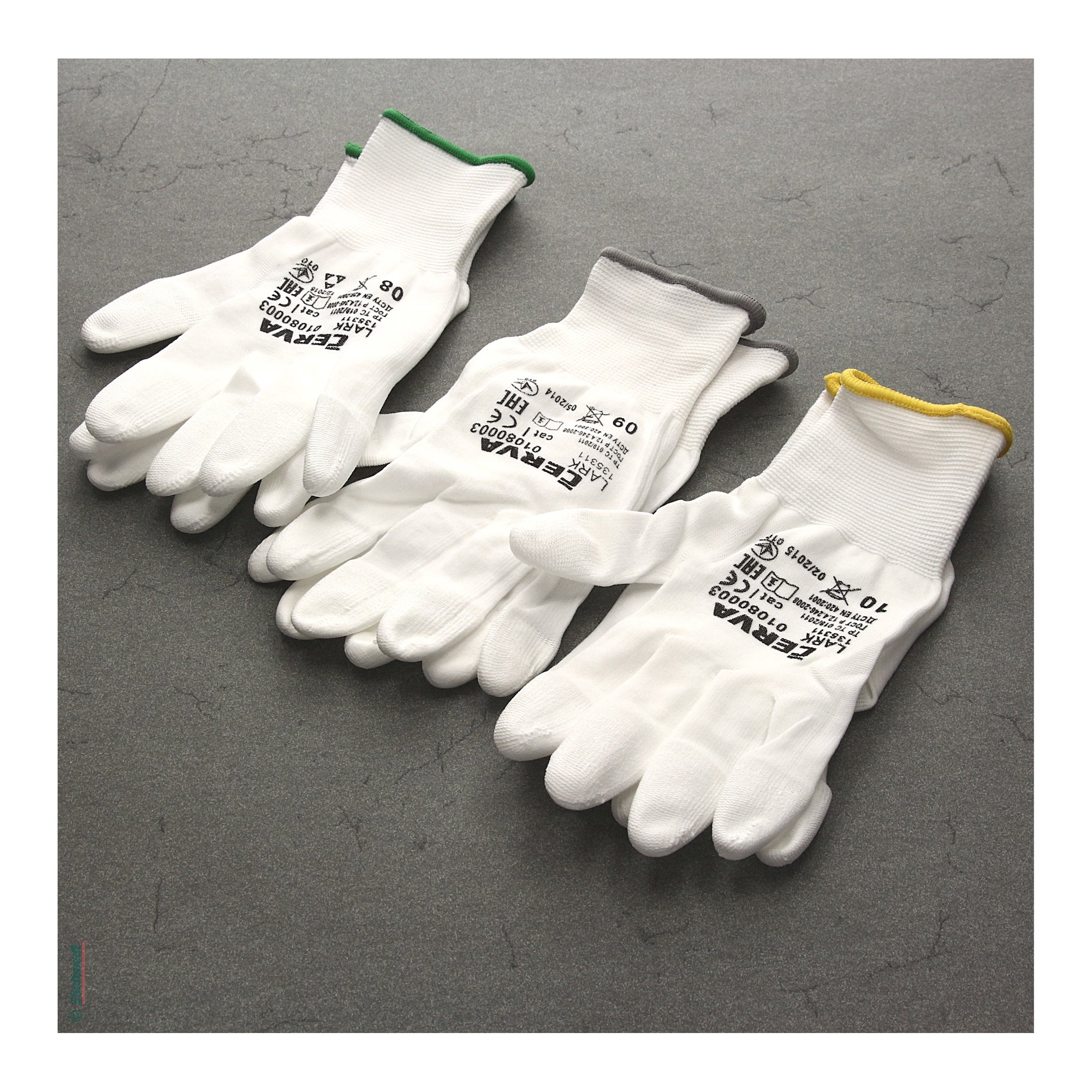 High-Tech Handschuhe - aus Nylon mit PU-Beschichtung - zur Vermeidung von Fingerabdrücken und Schweißspuren... - Bild-2