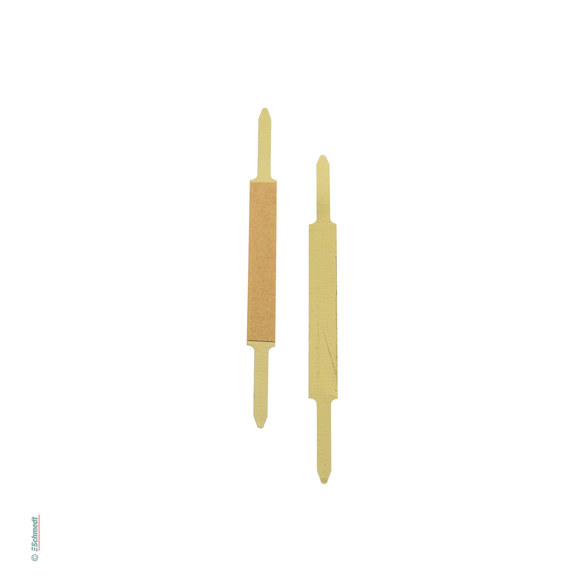 Filing prong, self-adhesive - Colour brass-coloured - to be used in folders and loose-leaf binders to bind prepunched paperwork...
