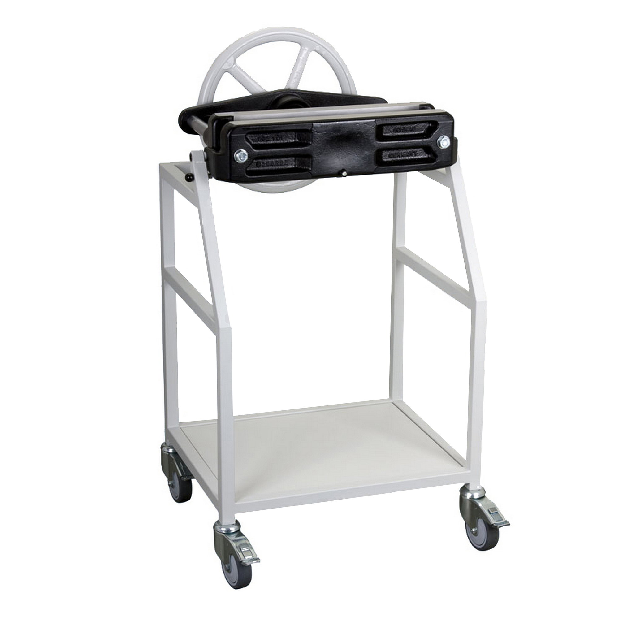 Multi-purpose book press - Solid swivelling press with mobile stand - for bookbinding and conservation works, with accessories to be used li... - image-1