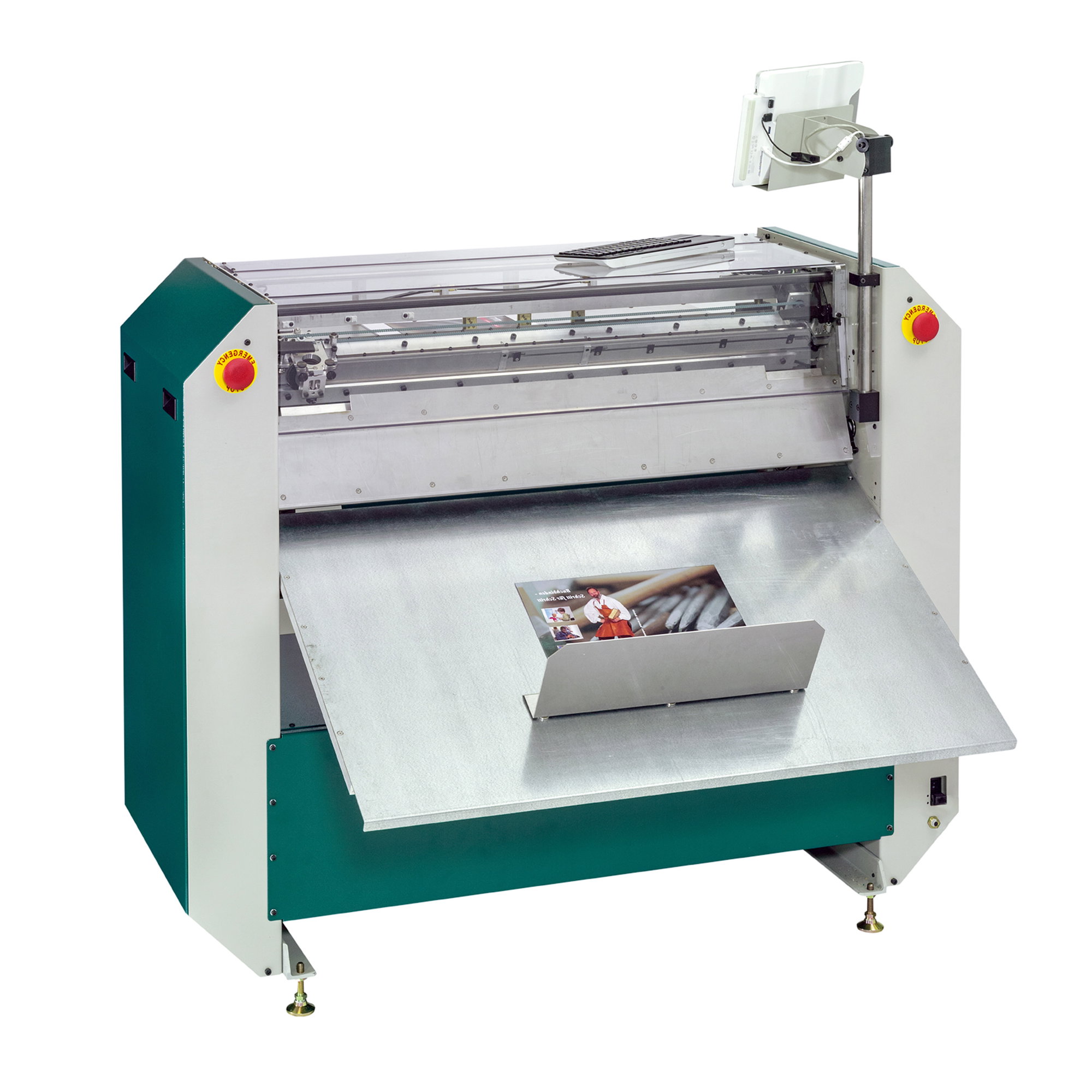 PräziSheet | Cortadora automática de material de tapa - Máquina para cortar a medida el material de cubierta impreso - Máquina para cortar p... - imagen-2