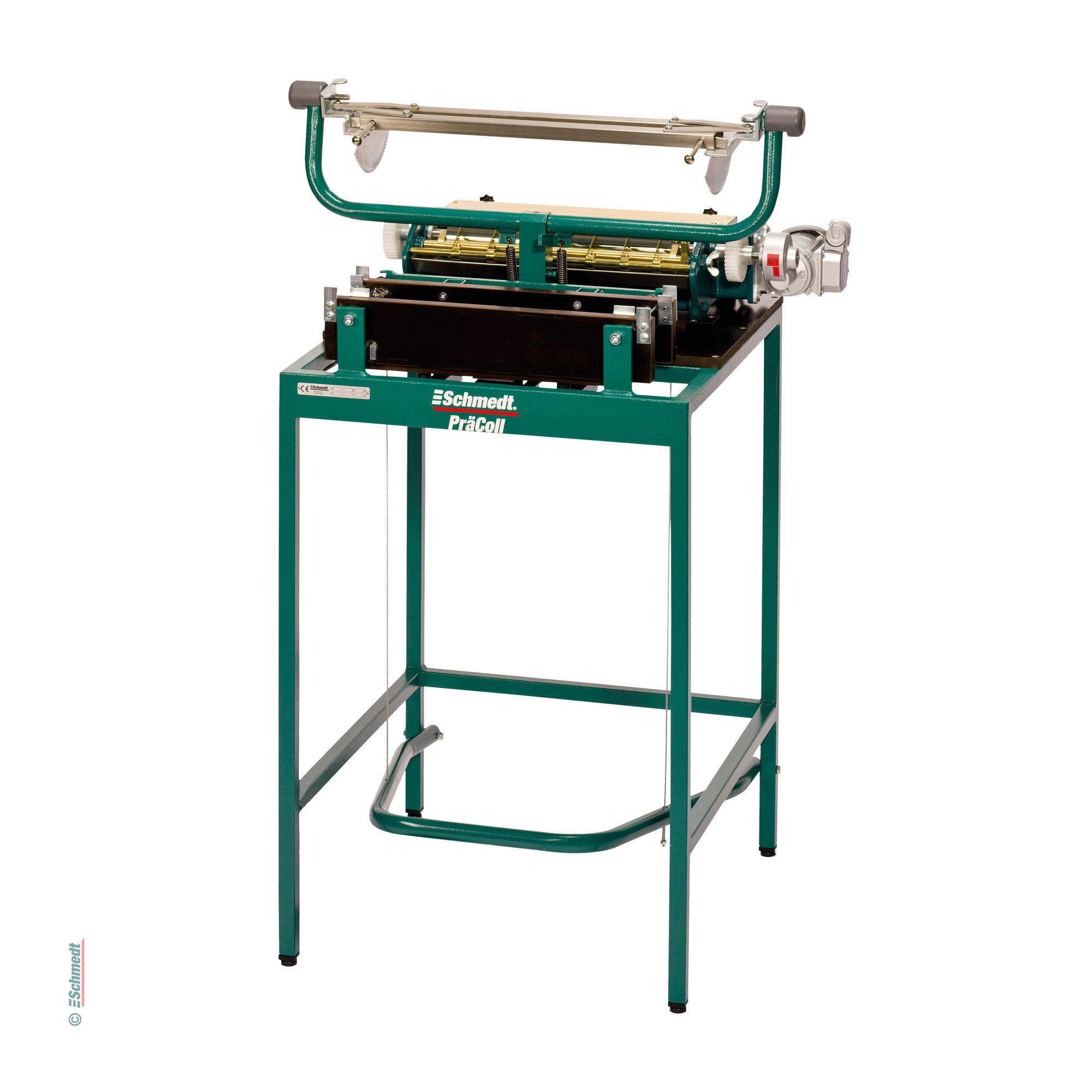 PräColl | Machine de reliure sans couture - avec encolleuse intégrée et jeu de bois ronds - La PräColl est une machine semi-automatique de r... - image-1
