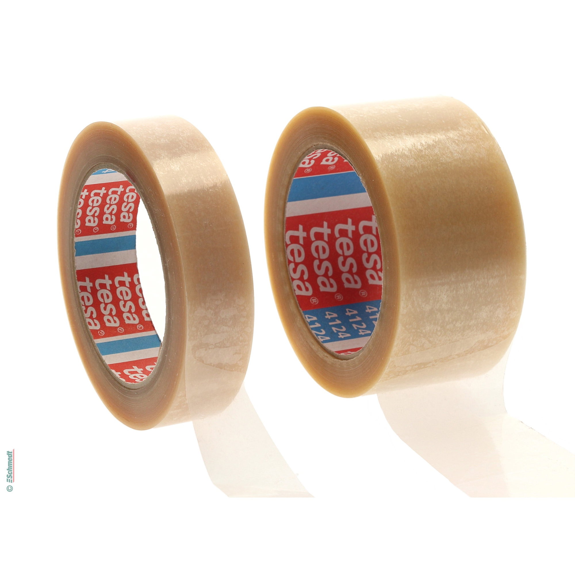 Tesapack 4124 - Width (in mm) 25 - Colour transparent - sealing of cardboard boxes...