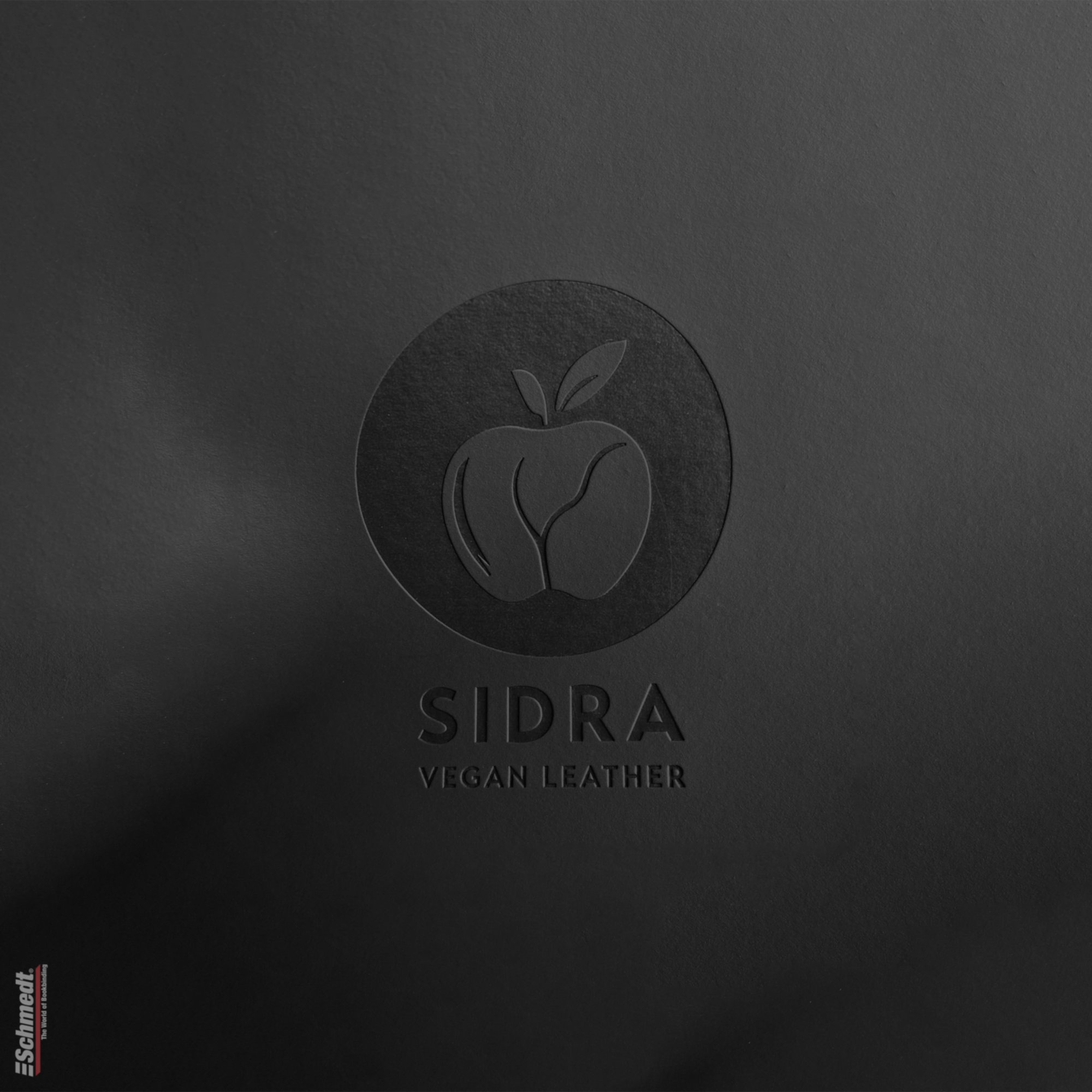 Sidra • cuero de manzana - Color 019 - negro - Aplicación: para tapas de libros de alta calidad, álbumes, menús, cajas etc.... - imagen-2