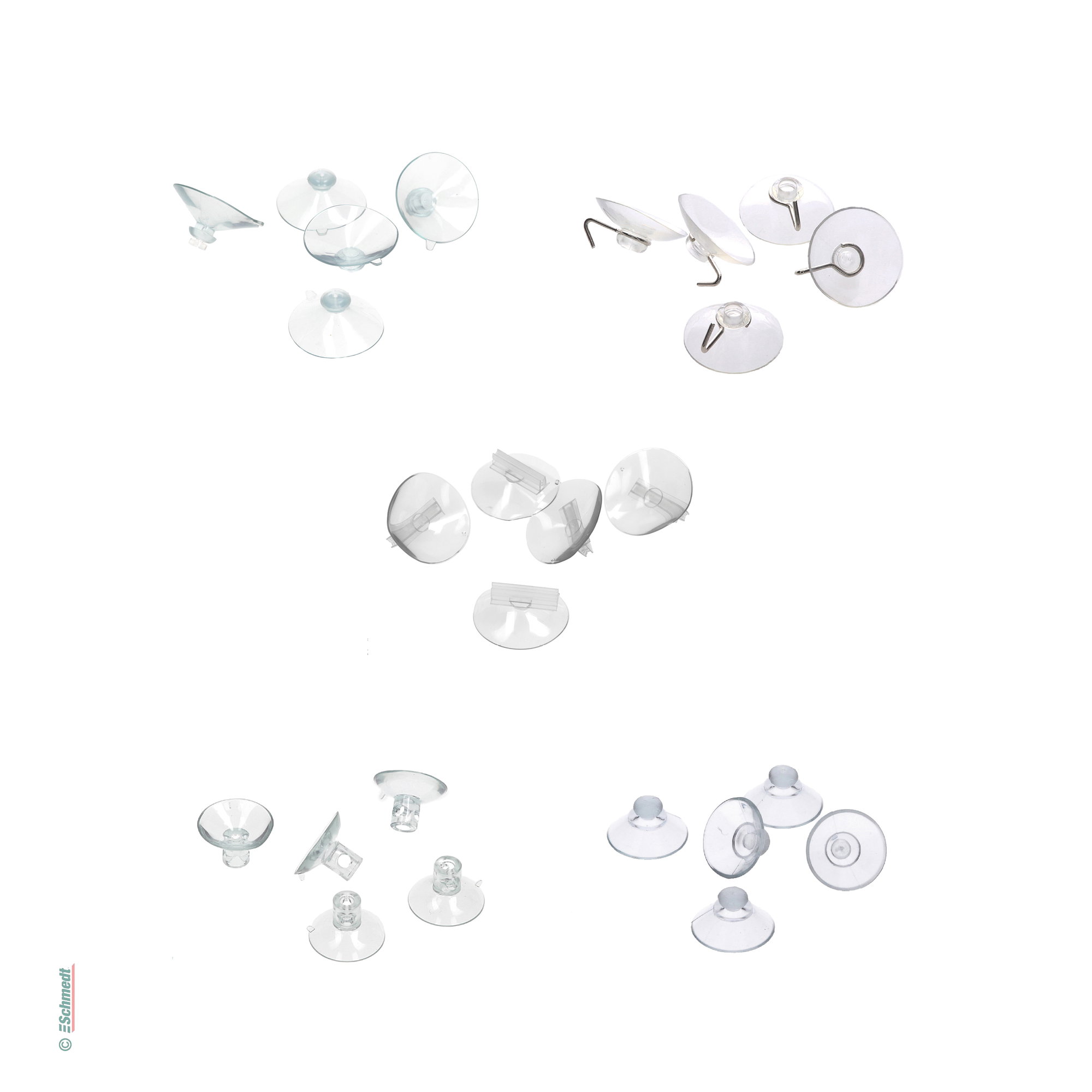 Ventosa de PVC blanda - transparente...