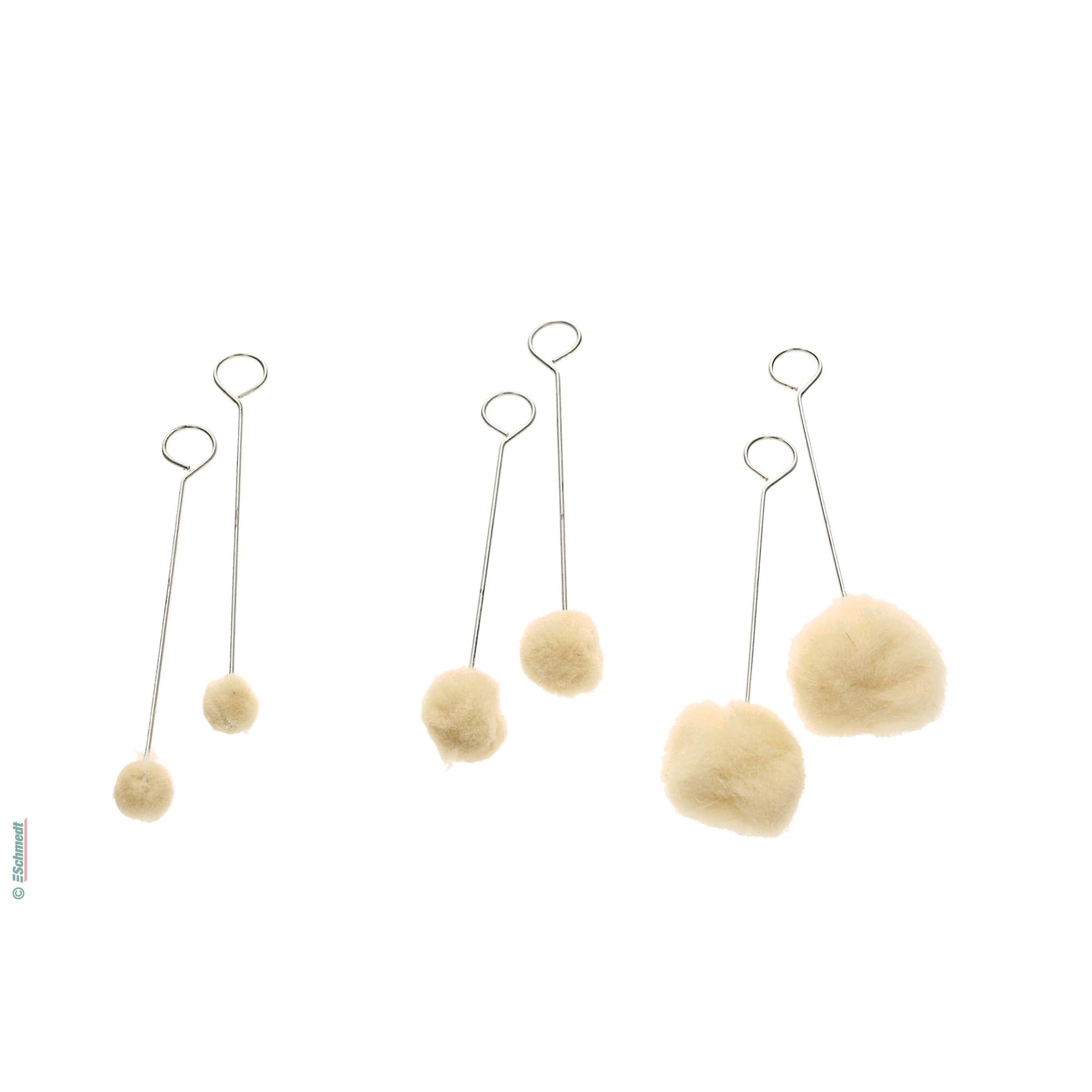 Maroquin - Brosse à cuir - Paquet à 10 pieces - pour appliquer ou mixer régulièrement de la  peinture de cuir sur la surface ou le bord... - image-1