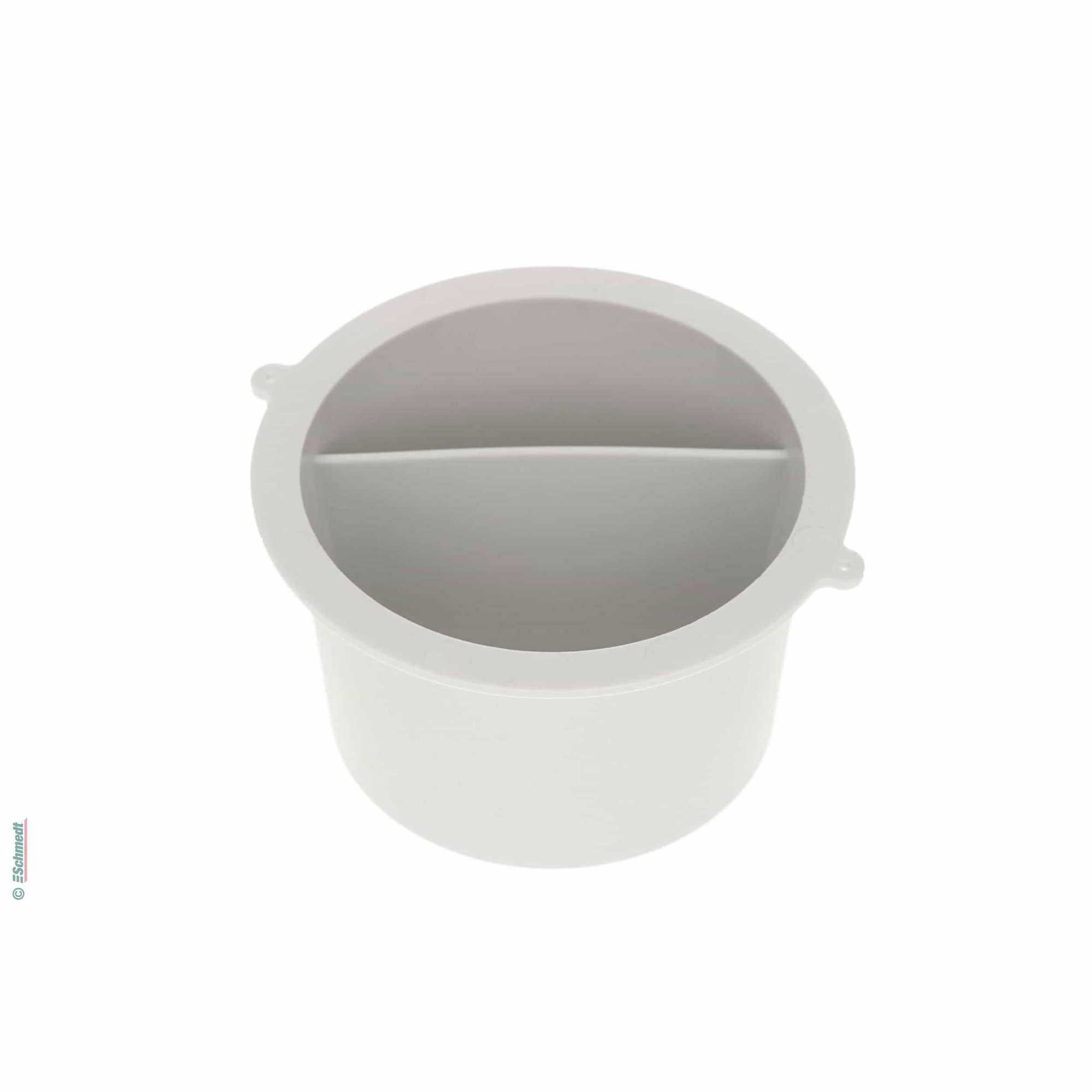 Polypropylene insert with divider - Capacity 250 ml...
