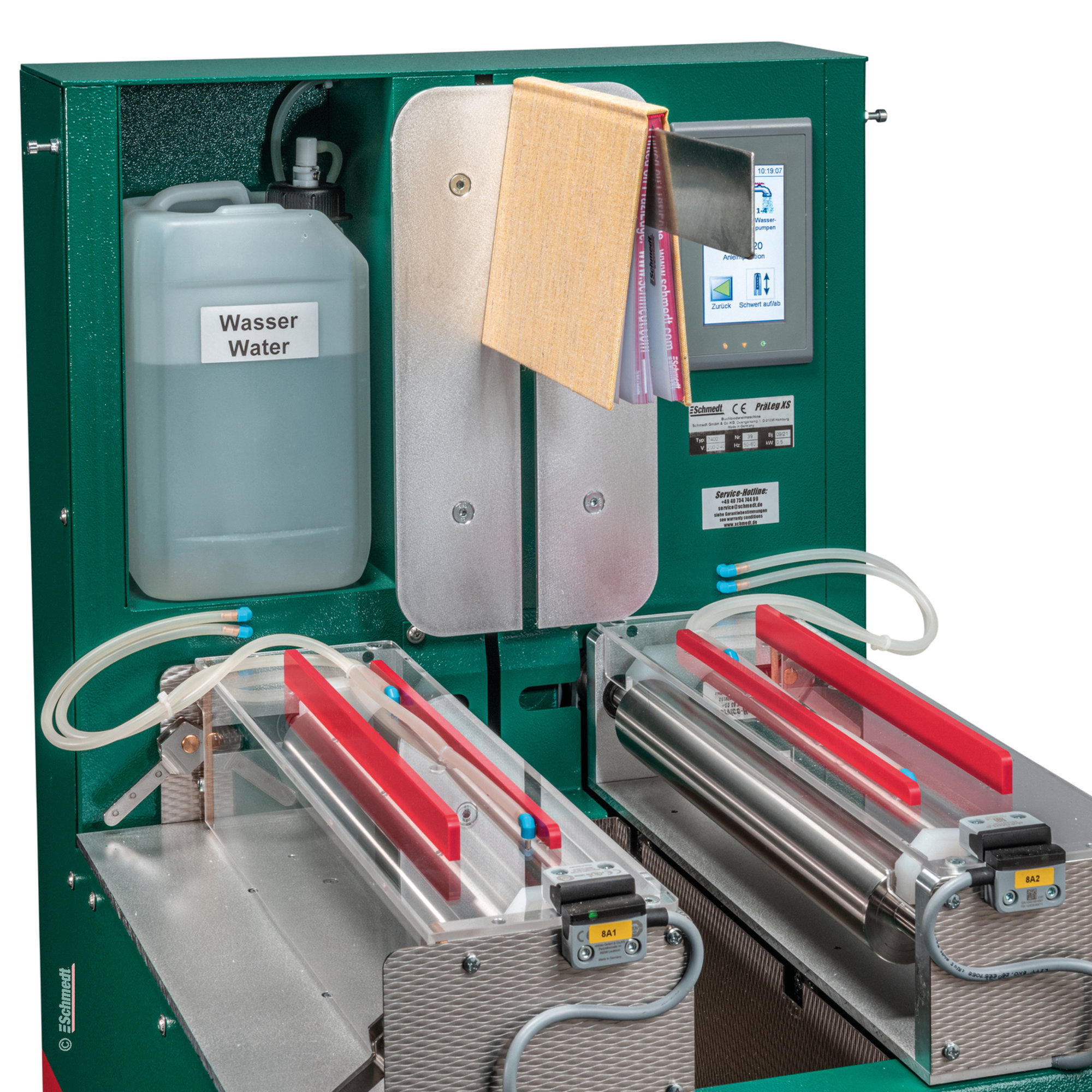 PräLeg XS | Machine à emboîter les livres - Machine pour combiner des blocs et des couvertures - » Formats de corps d'ouvrage : 
Épaisseur ... - image-3