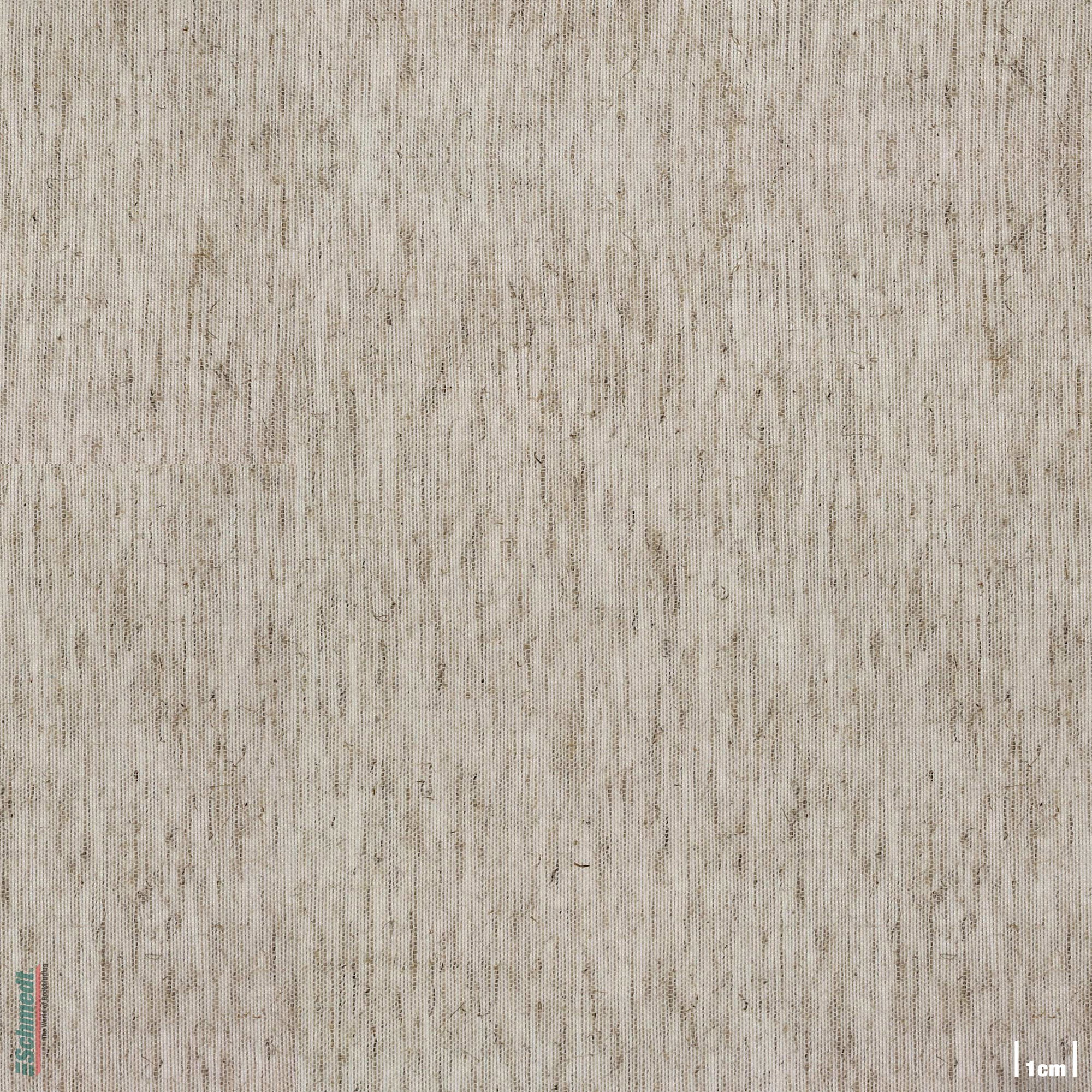 Toile écrue - Couleur 001 - beige/marron - Applications: pour livres, agendas, classeurs, chemises, boîtes, étuis, coffrets cadeaux, reliure...