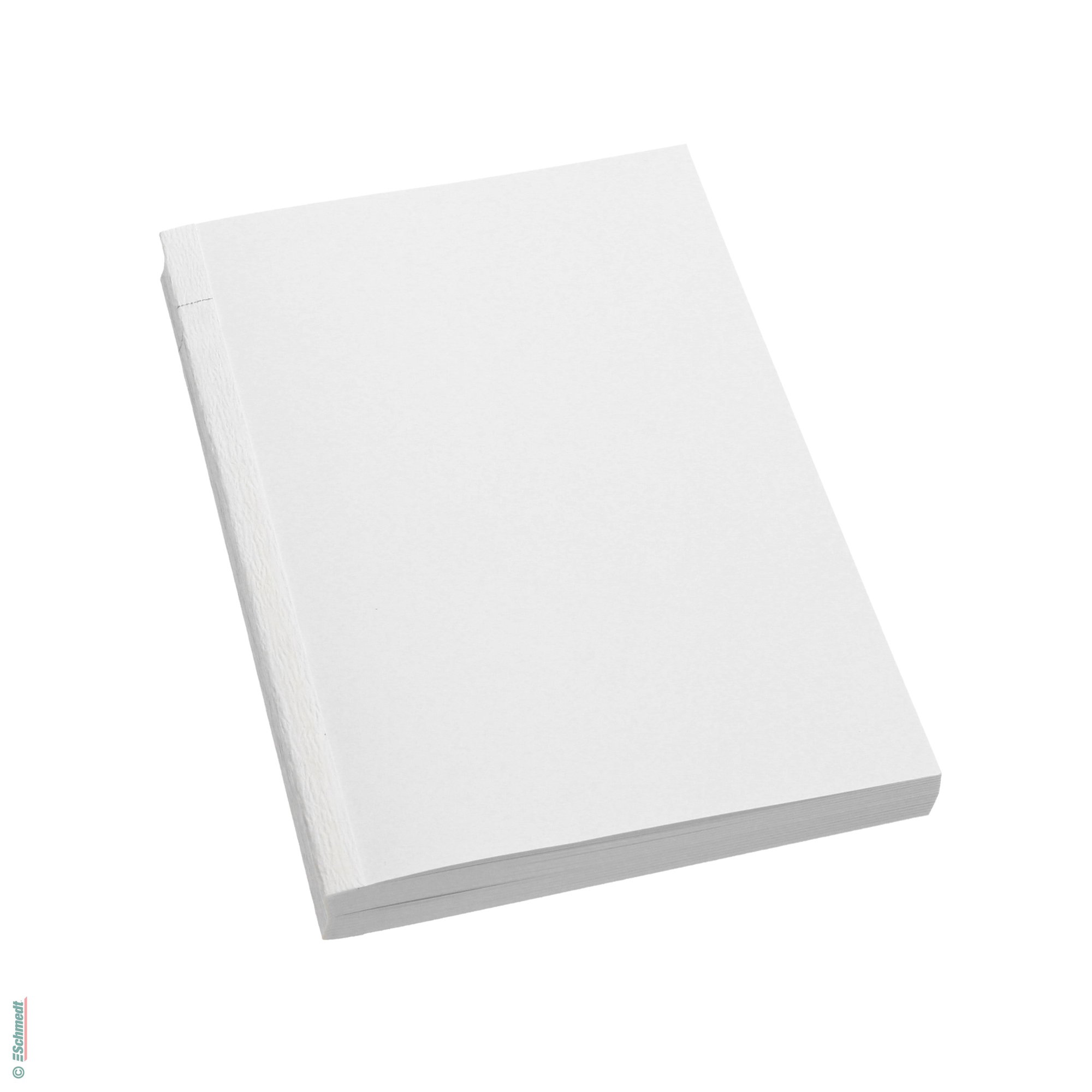 Buchblock-Rohling für Bullet Journals - naturweiß, mit 5 mm Punktraster - Blanko-Buchblock (Leerbuch) zur Herstellung von Bullet Journals, m... - Bild-2