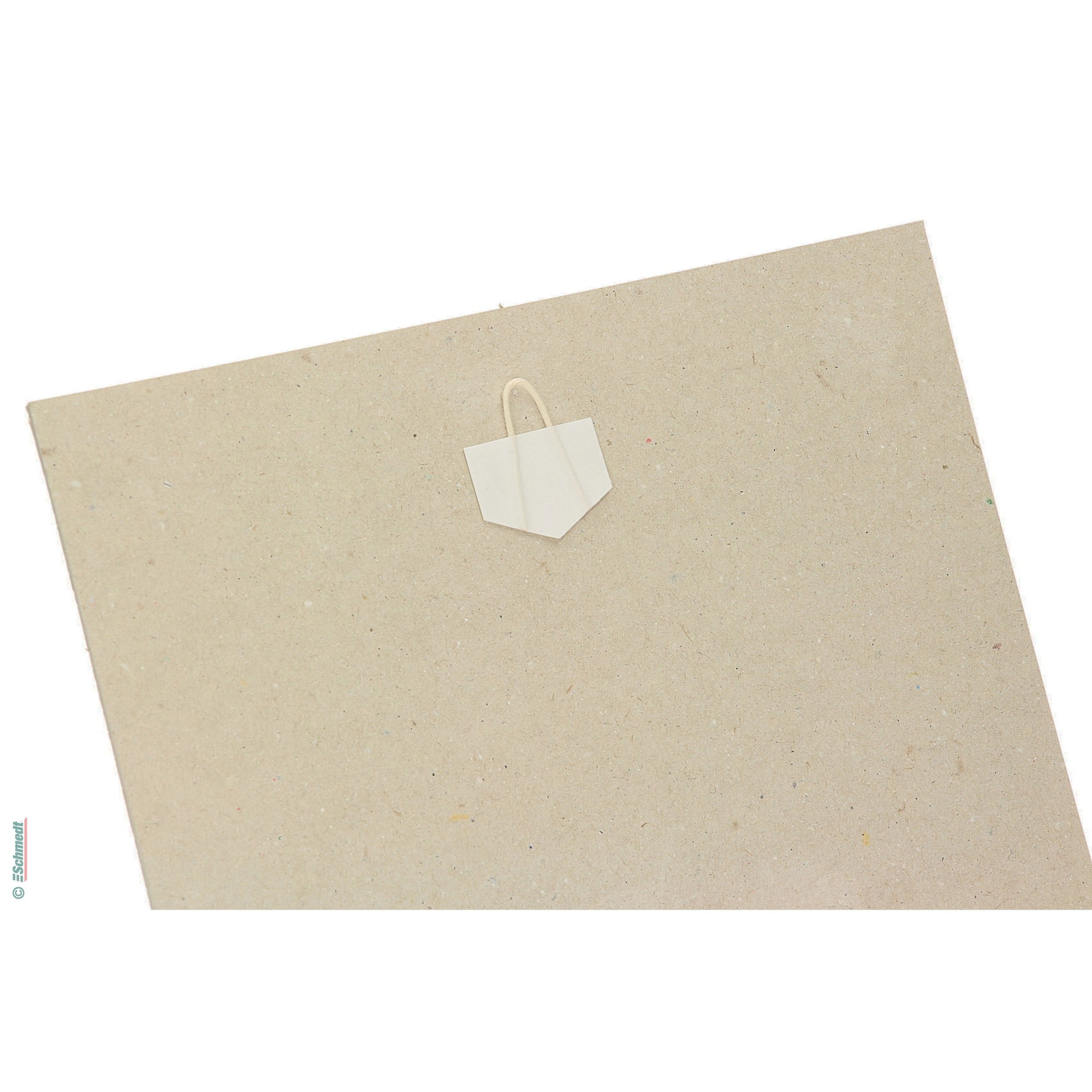 Poster hanger with cord - Paper, white, gummed, 24 x 31 mm - to easily hang up calendars, posters etc.... - image-2