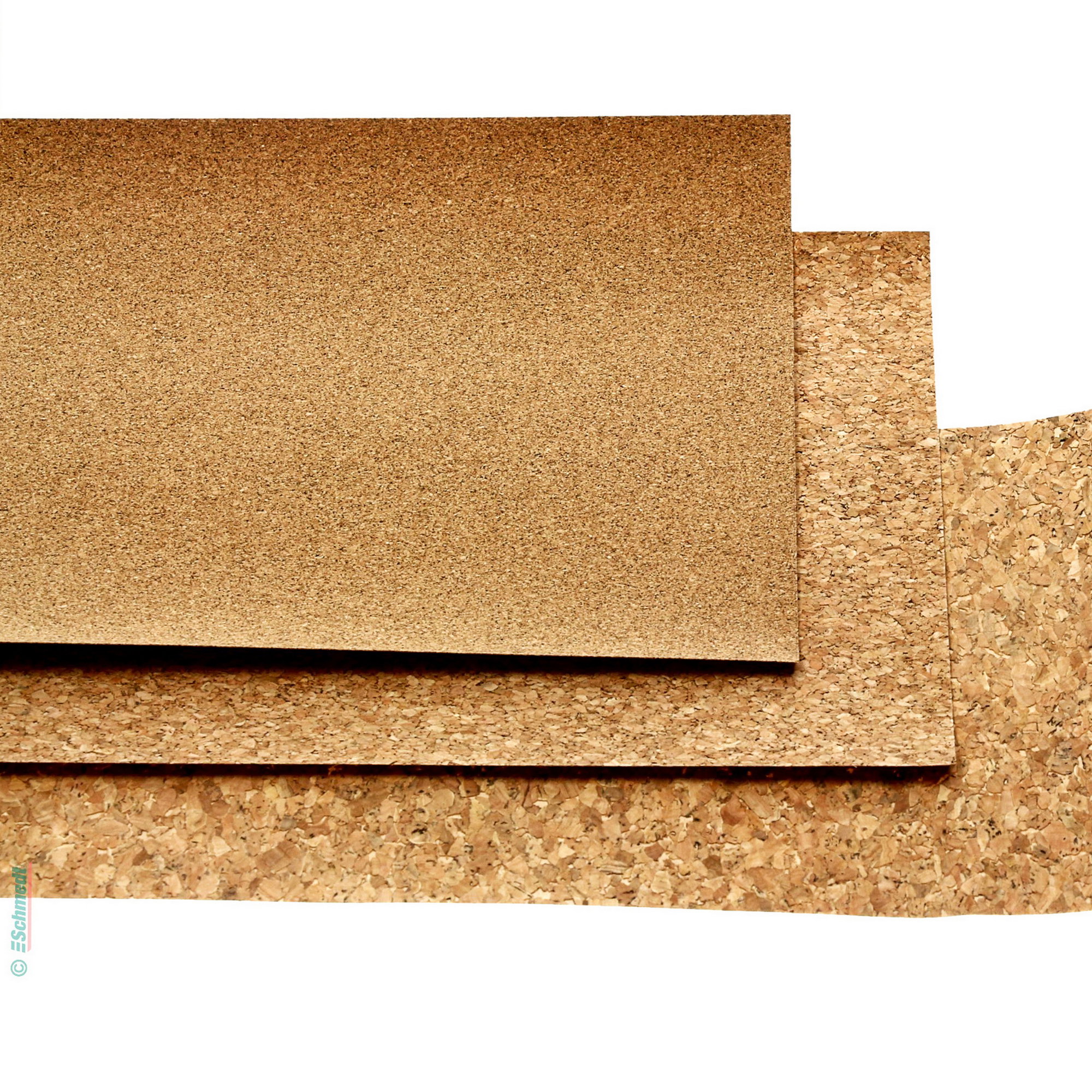 Kork - material para encuadernar, corcho natural - Papel kraft recubierto de corcho natural - para encuadernaciones exclusivas, menús, cajas... - imagen-1