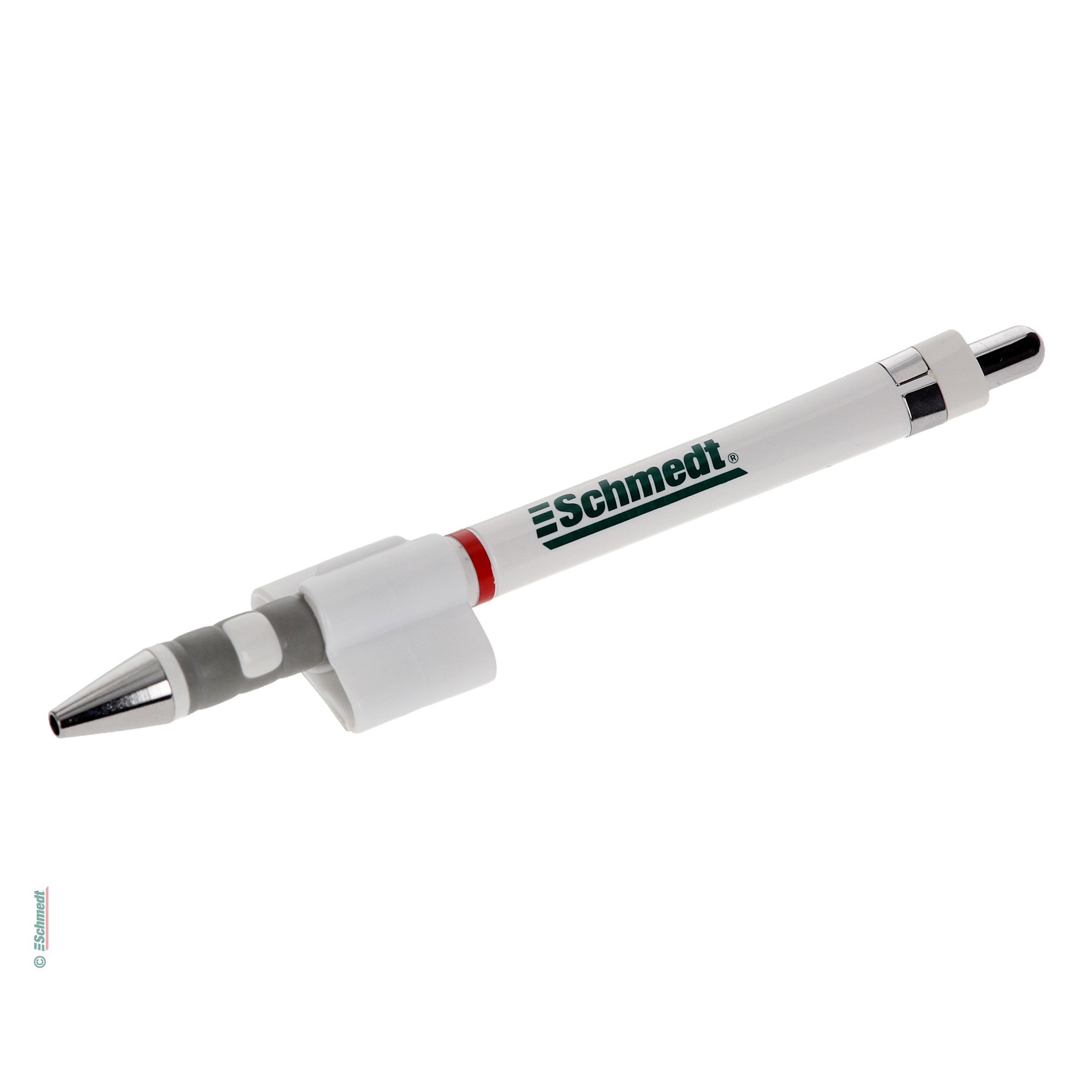 Pen fastener, self-adhesive - Colour white - to mount a pen in timers, notebooks etc.... - image-2