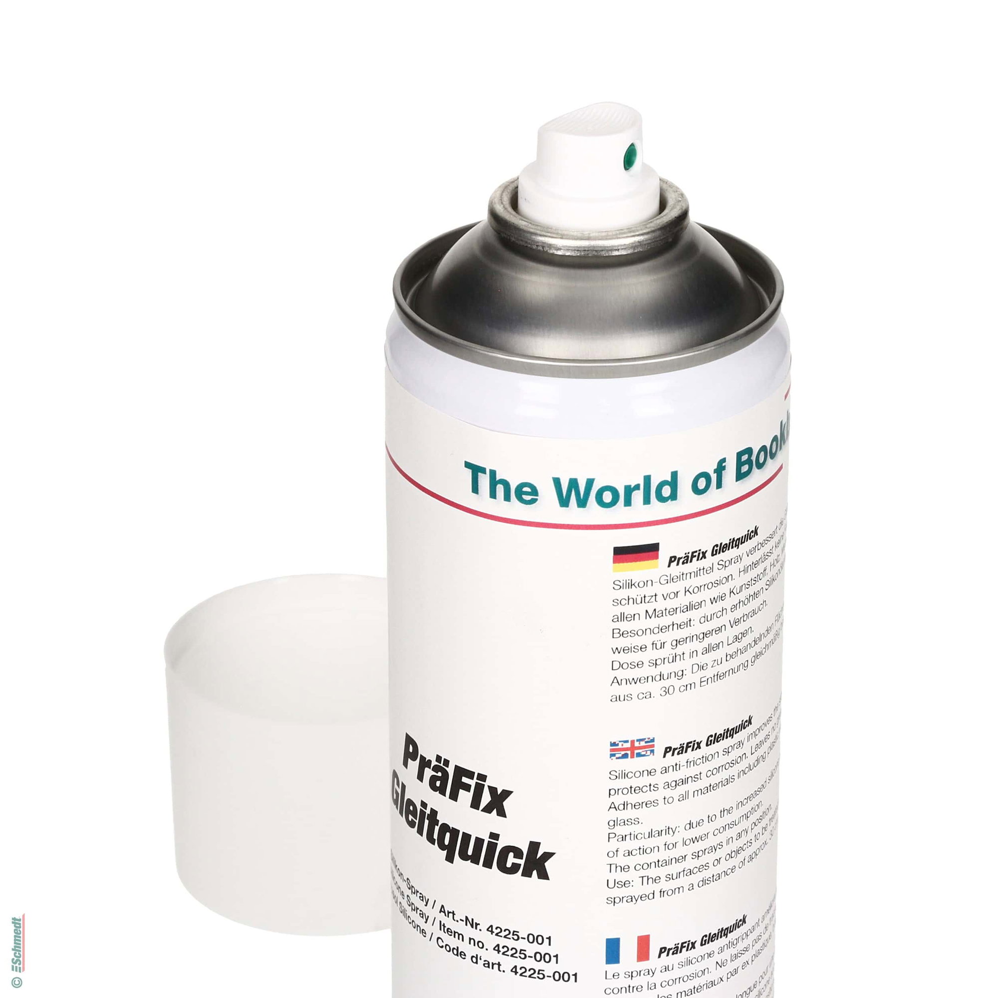 PräFix Gleitquick contra la oxidación - Bote de spray de silicona antiadherente de 500 ml - Aplicación: para plástico, madera, metal, goma y... - imagen-2