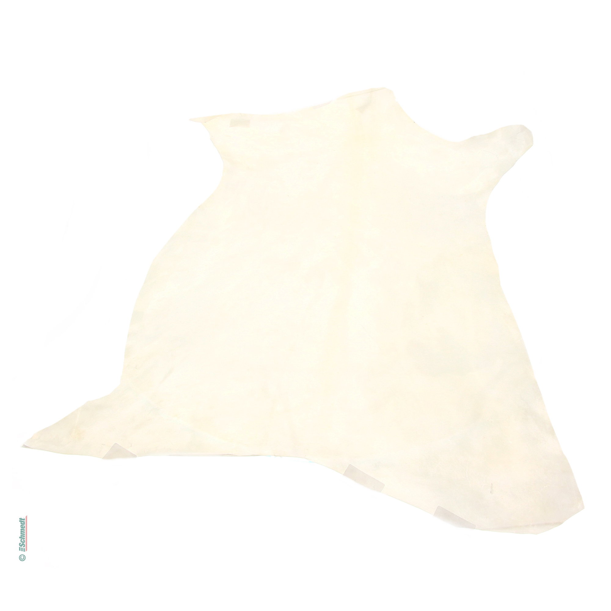 Goatling parchment - white - Thickness: approx. 0.2 - 0.3 mm - Unpolished goatling parchment with an average skin size of approx. 0.3 m² for... - image-1