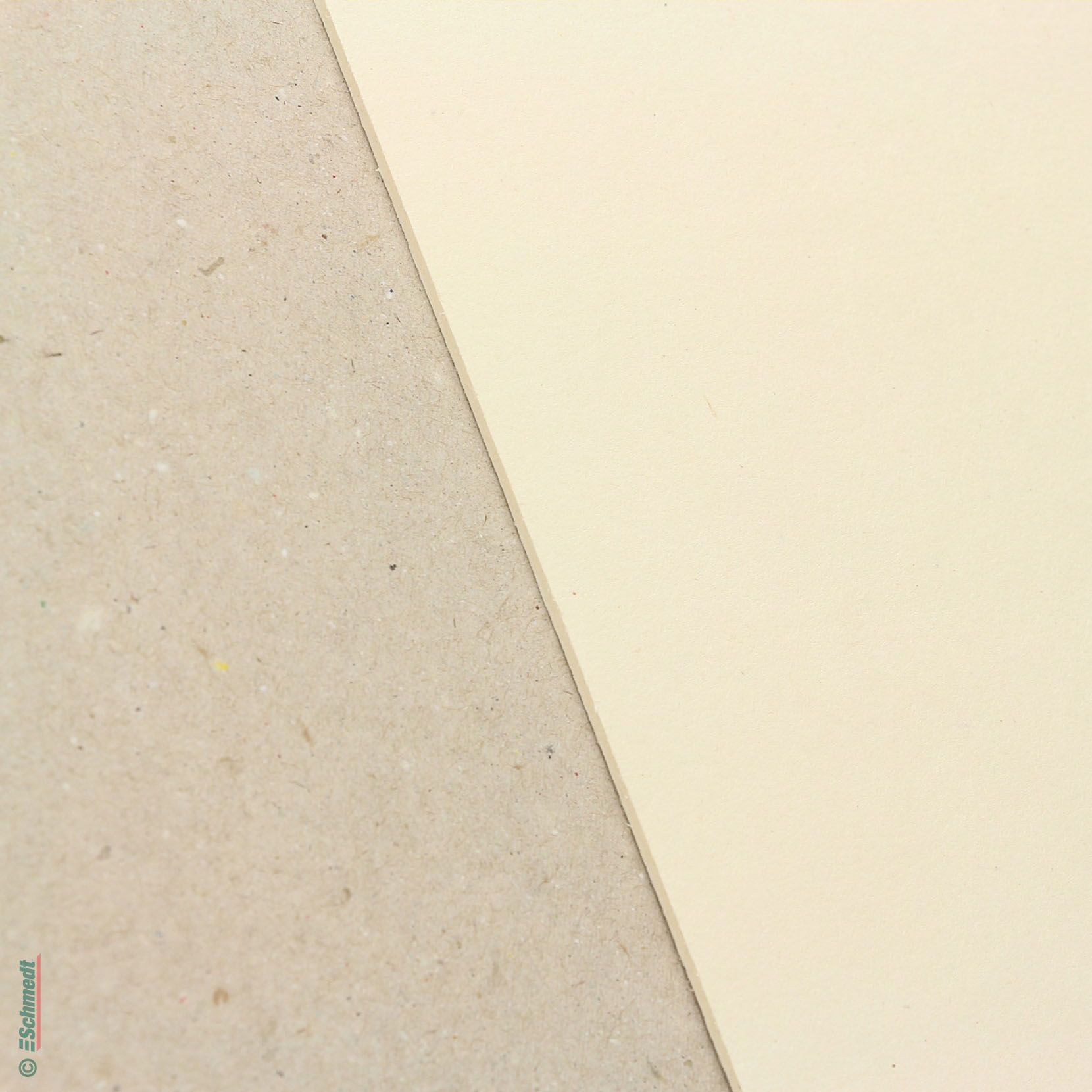 Cartón de pasta de madera finés / en kilos - beige - Formato: 69,5 x 99,5 cm - longitudinal - Aplicación: plano y estable, por lo que es muy... - imagen-2