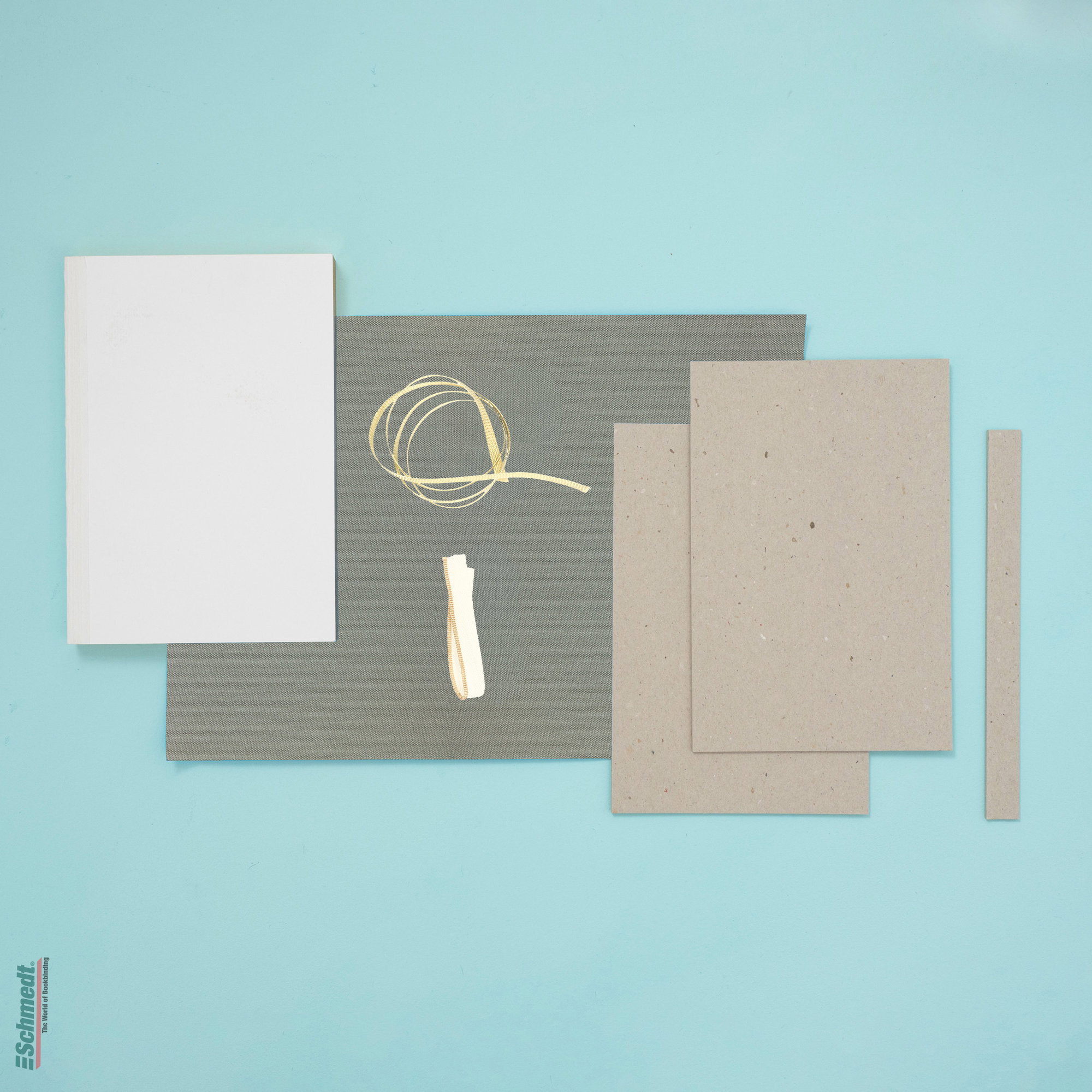 DIY Notebook Material Set - Cover material Regency Earth 510-light grey - Diary, travel memories, recipe collection, daily tasks or as a gif... - image-4