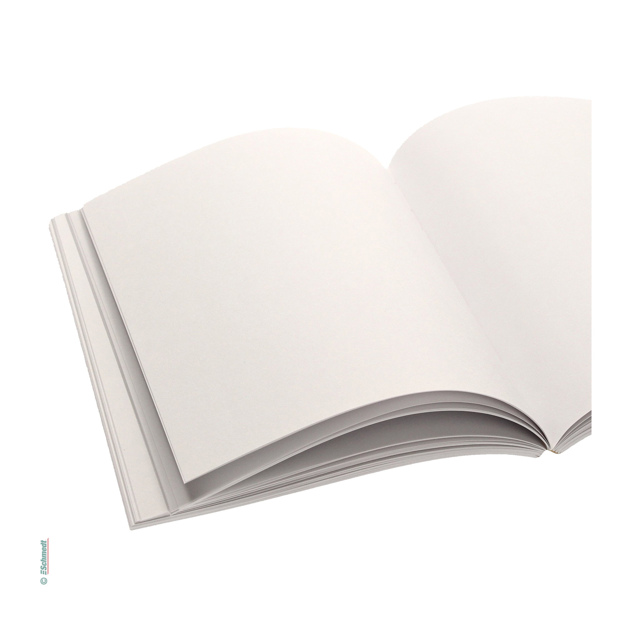 Book block blanks - Colour bright white - Dimensions 145 x 210 mm - Blank (empty) book block to make notebooks, diaries, visitor's books, bo... - image-2