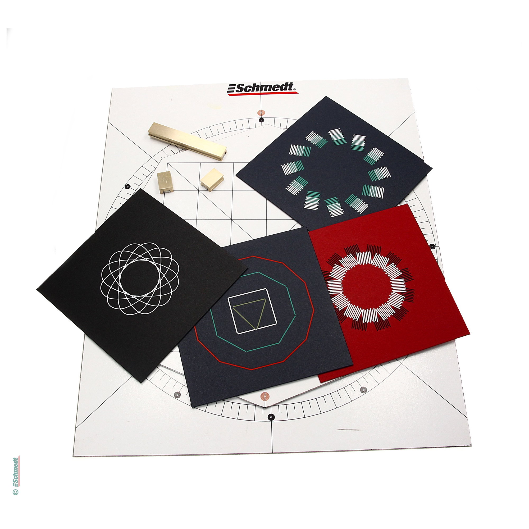 Round-blocking plate - for PräGnant - » Ground plate with graduated scale,
octagonal rotatable disk with line partitioning... - image-3
