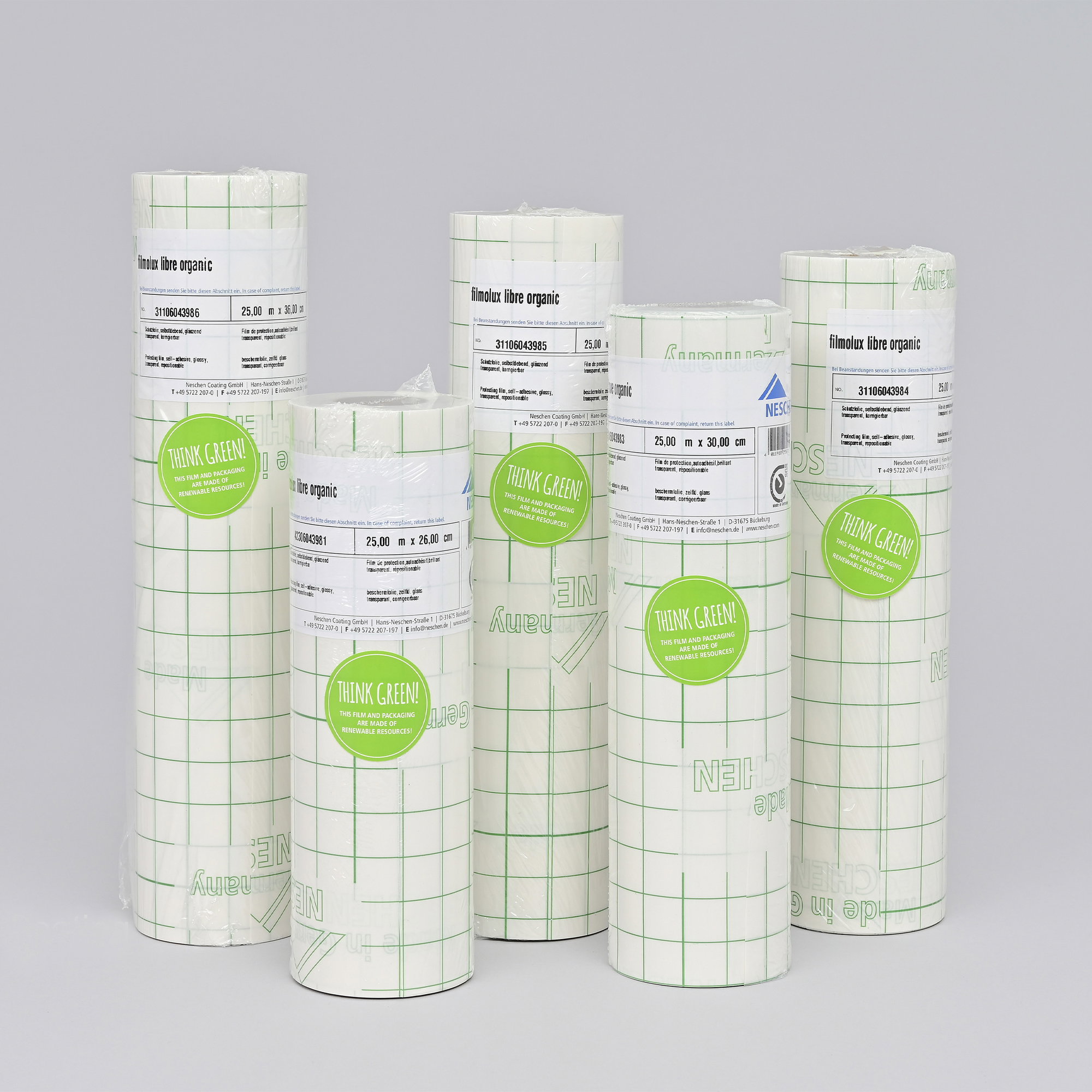 Filmolux libre organic - Film de protección autoadhesivo - de PE biológica, brillante, adhesión inicial reducida - Aplicaciones: protege con... - imagen-3