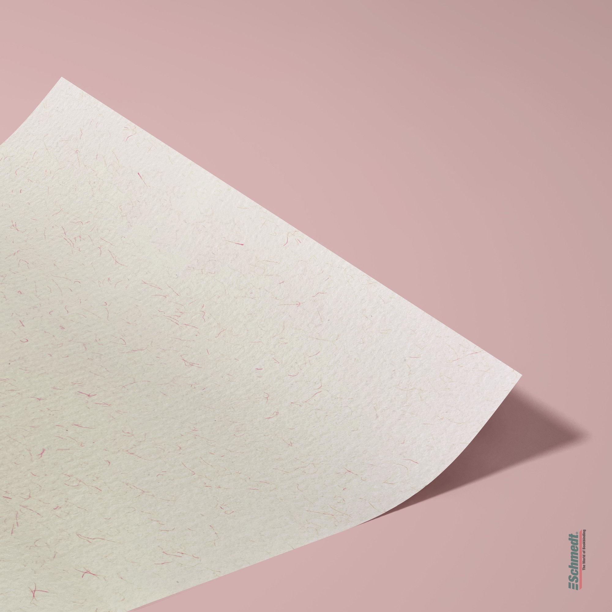 Ingres - papier à la cuve - Couleur 107 - rose - utilisé comme feuille de garde ou comme papier de couverture exclusif pour livres. Appropri... - image-2