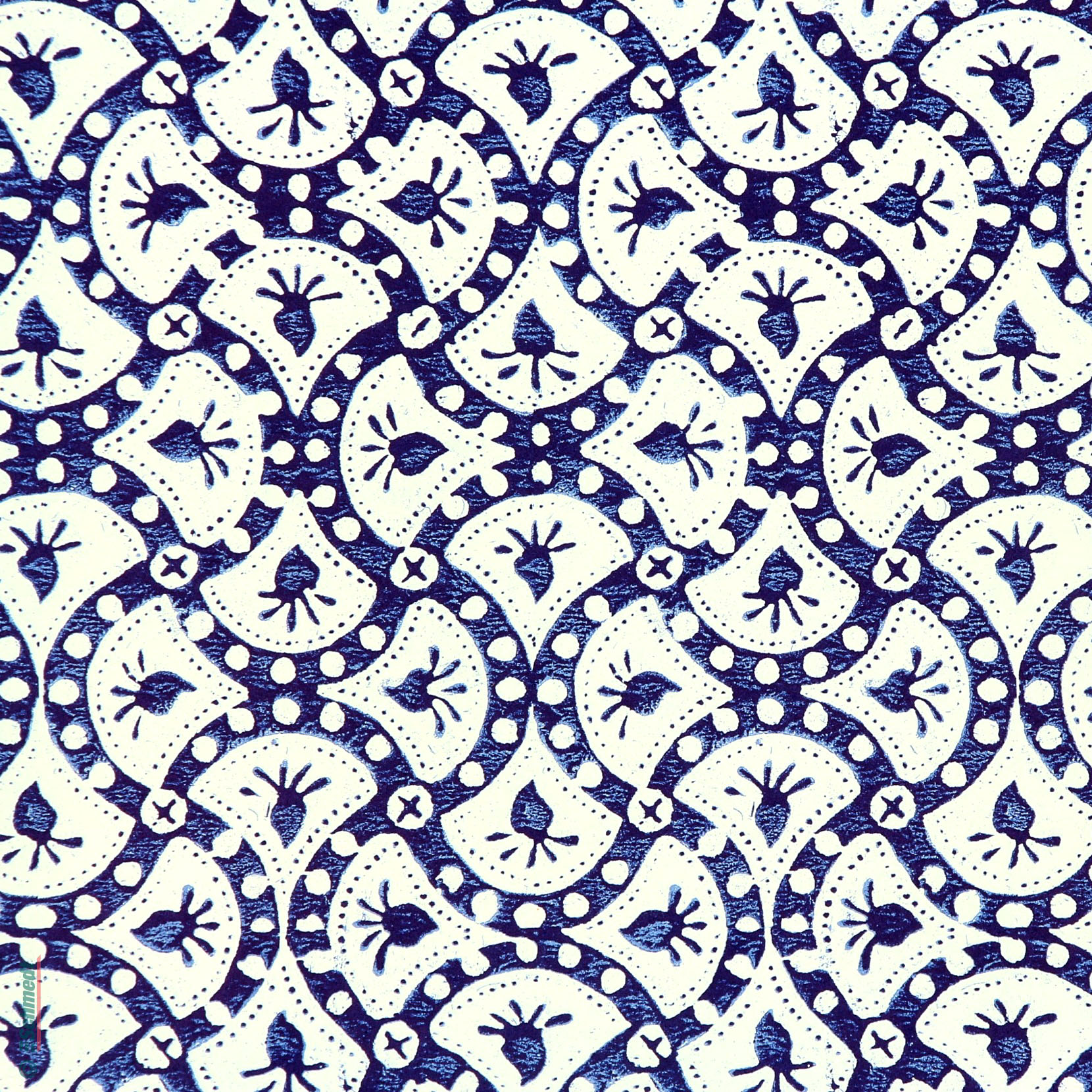Decorated paper • Grammage: 85 gsm - Colour 031 - Paisley pattern - printed paper used as cover paper for books, boxes, cases, packagings, O...