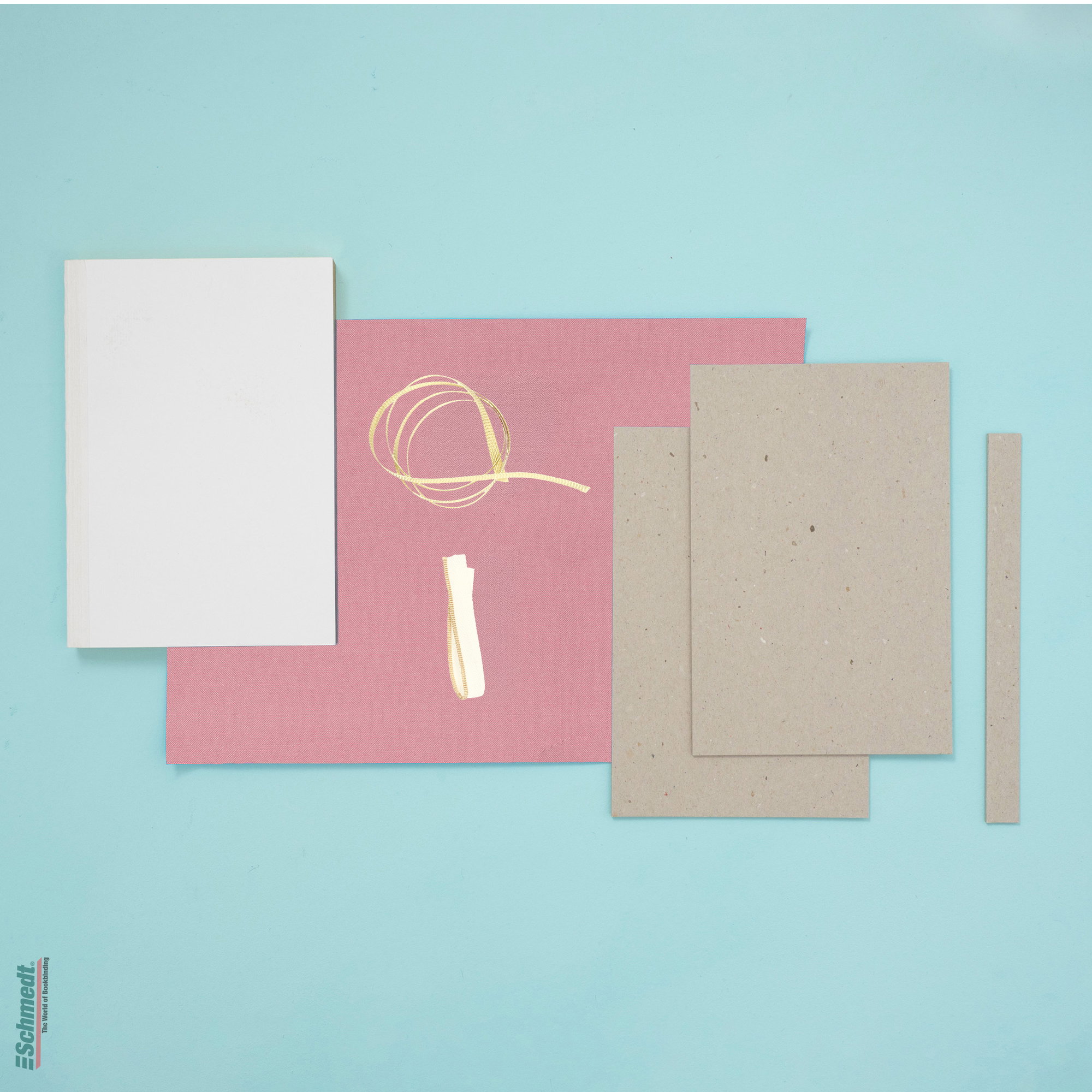 DIY kit de matériel pour carnet de notes - Matérau de couverture Regency Earth 505-rose - Utilisation : journal intime, souvenirs de voyage,... - image-4