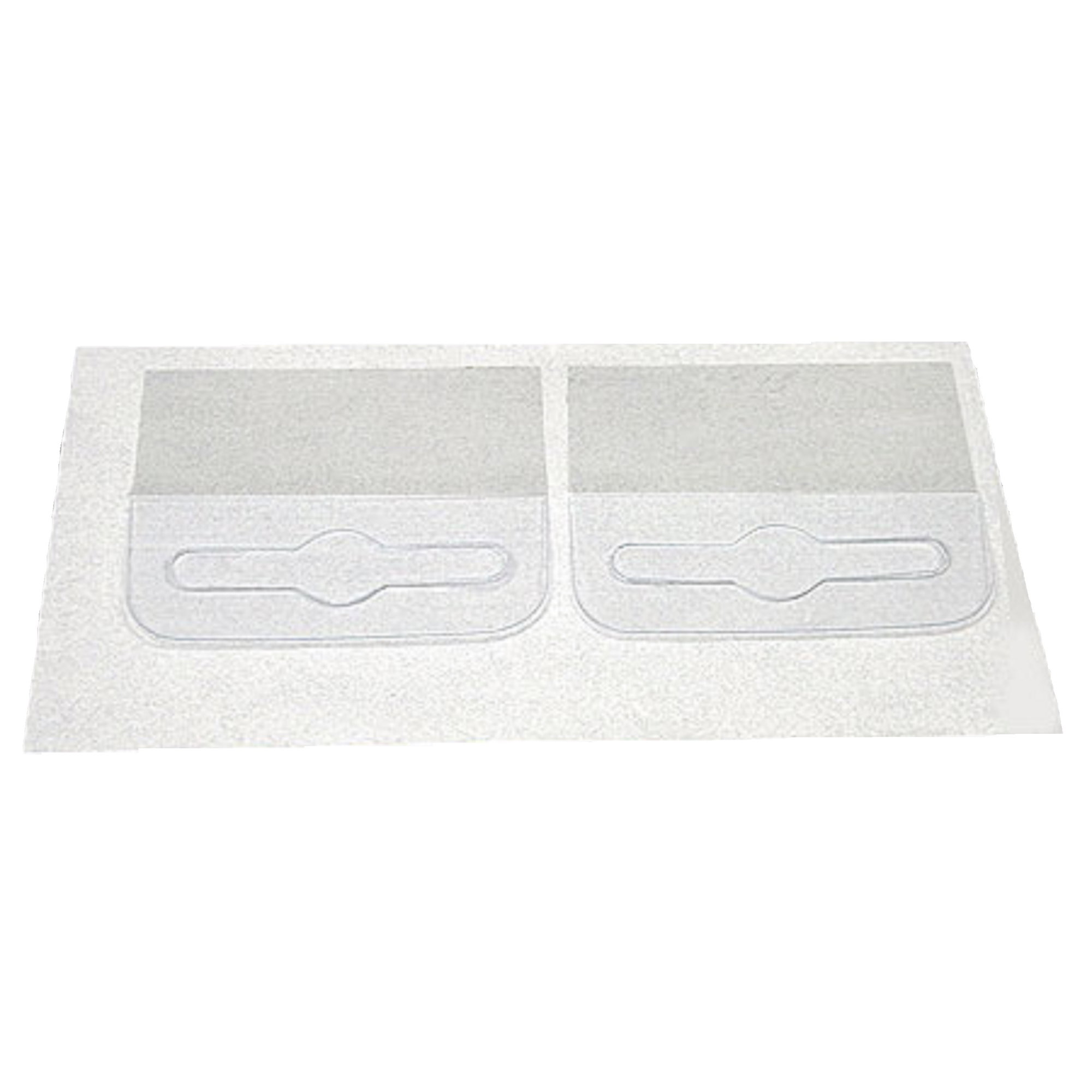 Colgadores con euro-perforación - autoadhesivo - 44 x 36 mm (Ancho x Alto) - para colocar productos para colgar, por ejemplo, en estanterías...